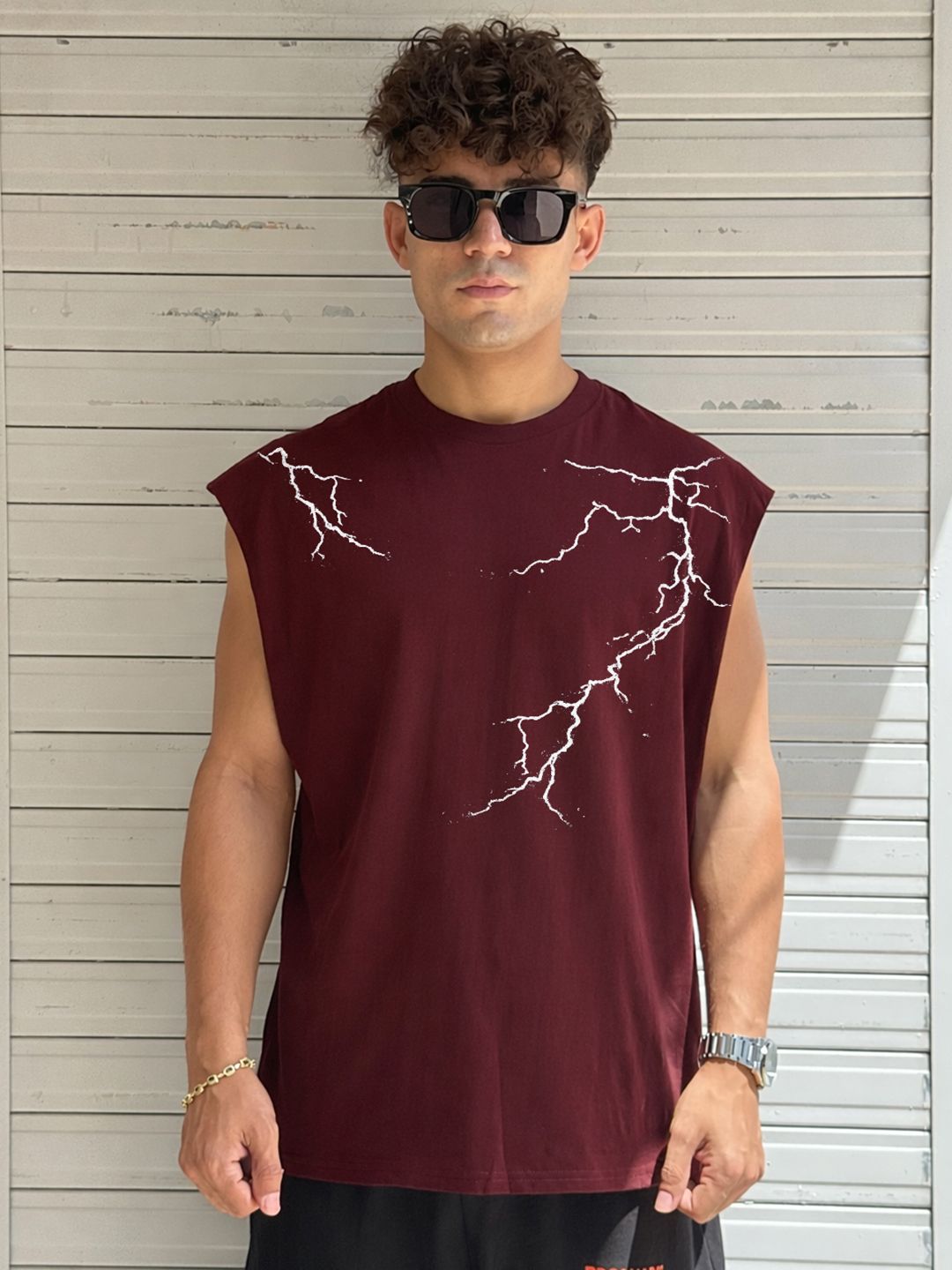 BDSQUARE Printed Cotton Tank
