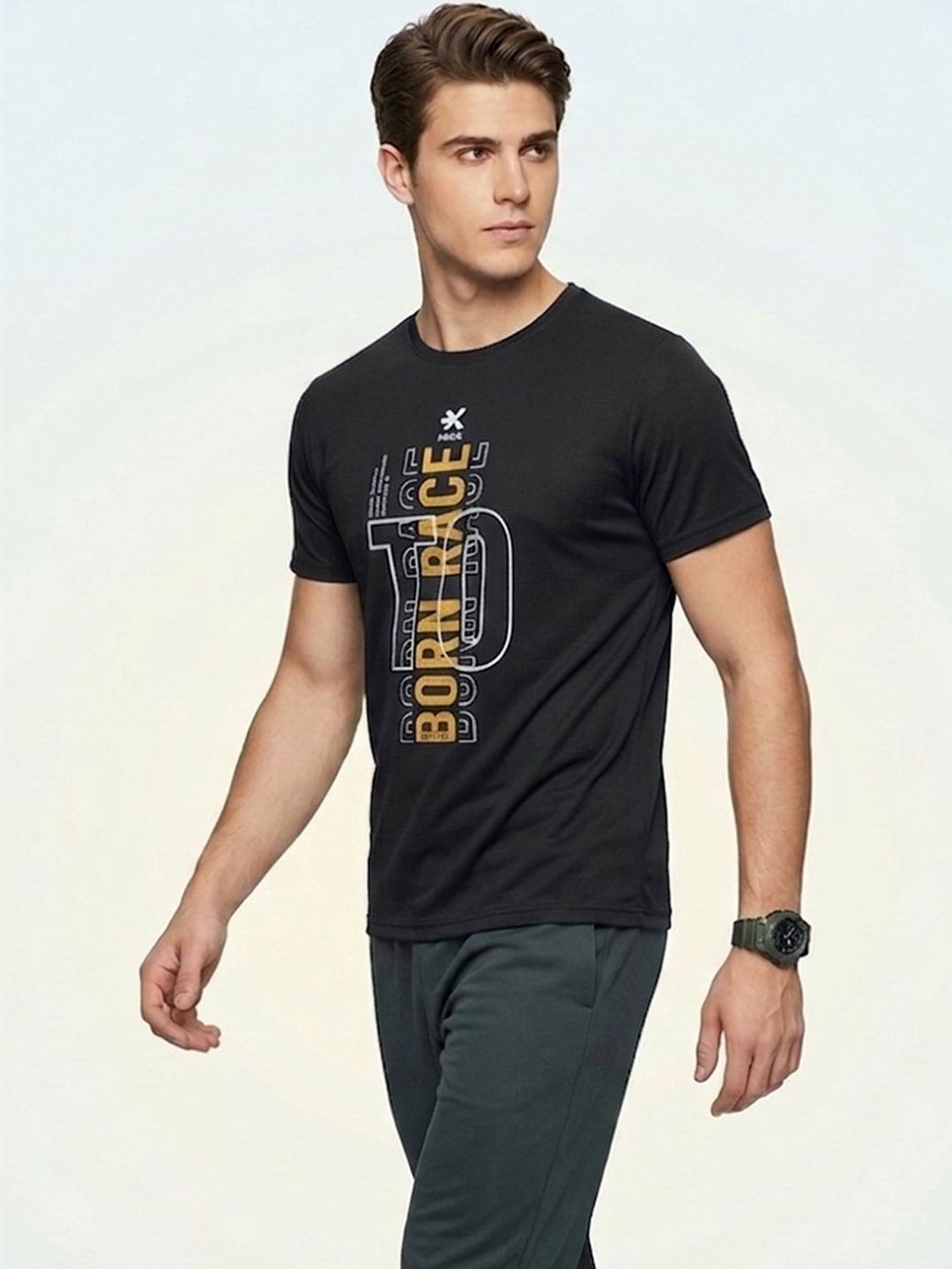 HRX by Hrithik Roshan Men Typography Printed T-shirt