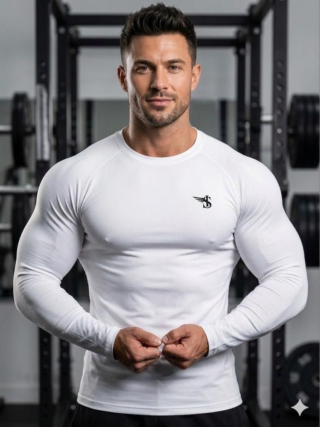INDIAN SOLLEY Men Brand Logo Dri-FIT Compression T-shirt