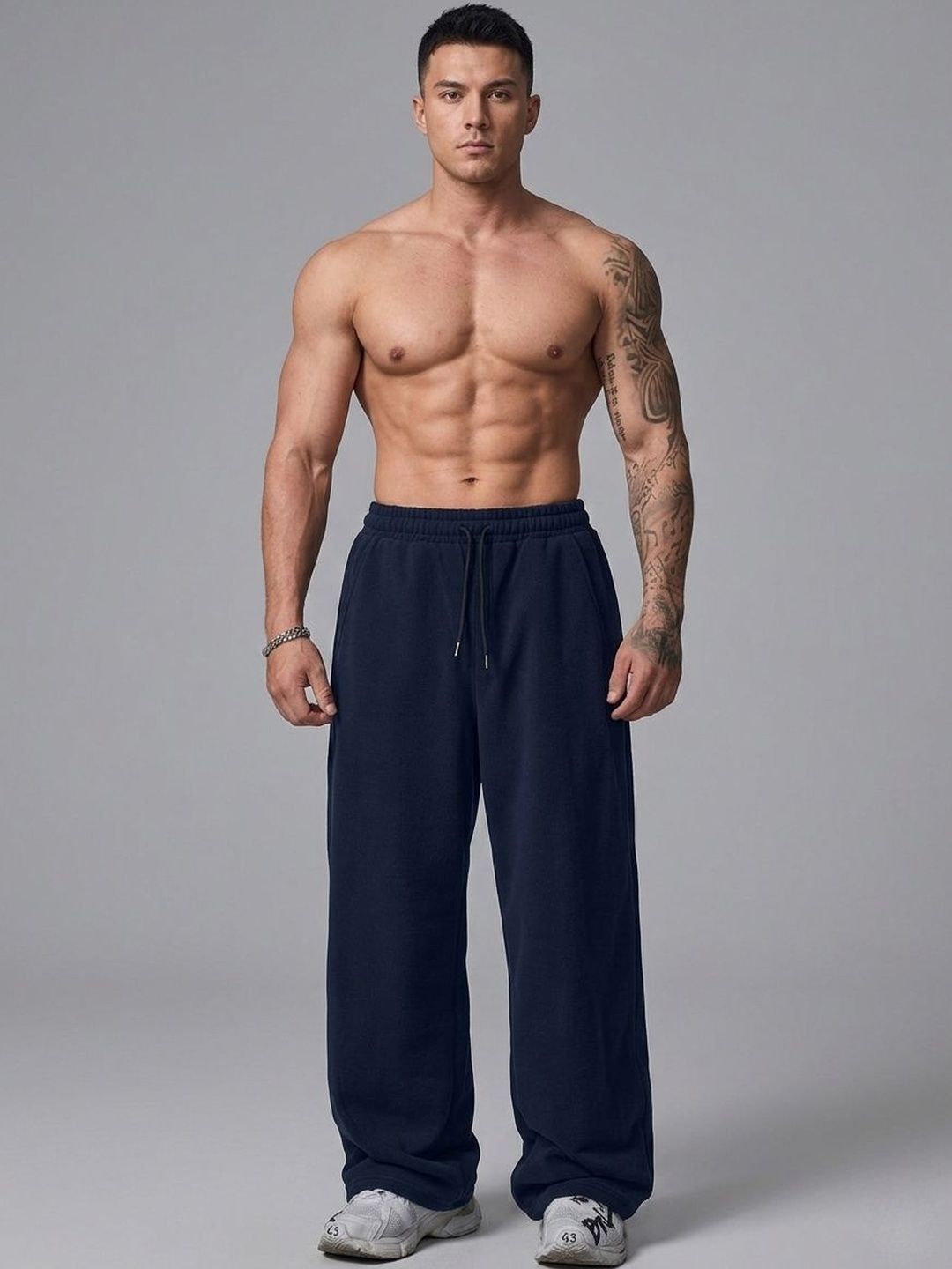 Kook N Keech Men Baggy Training Track Pants