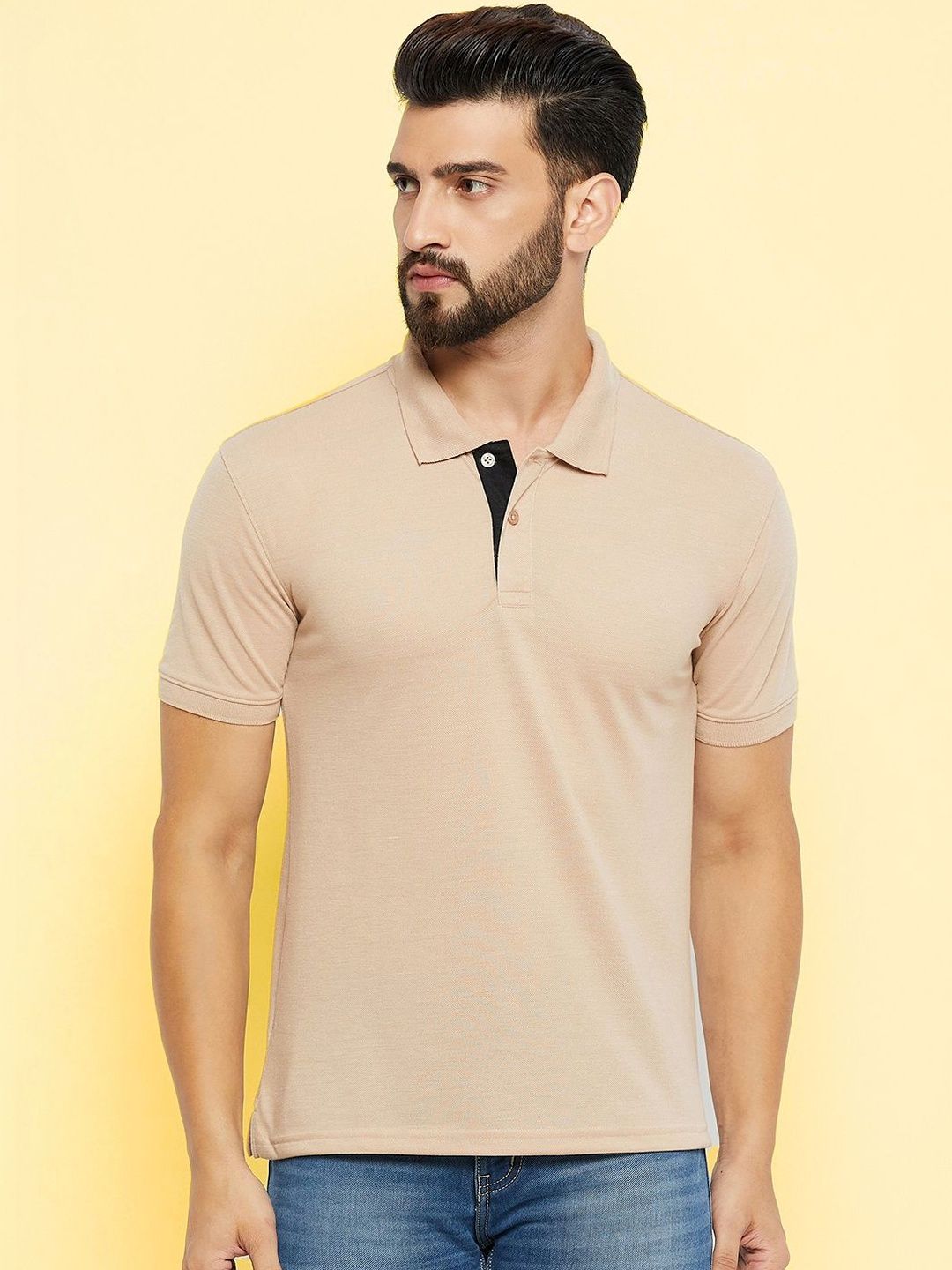 XFOX Men Polo Collar T-shirt