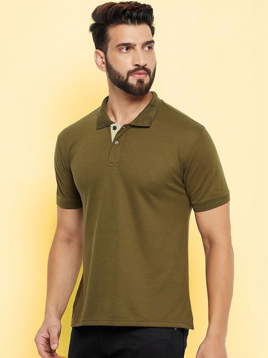 XFOX Men Polo Collar T-shirt