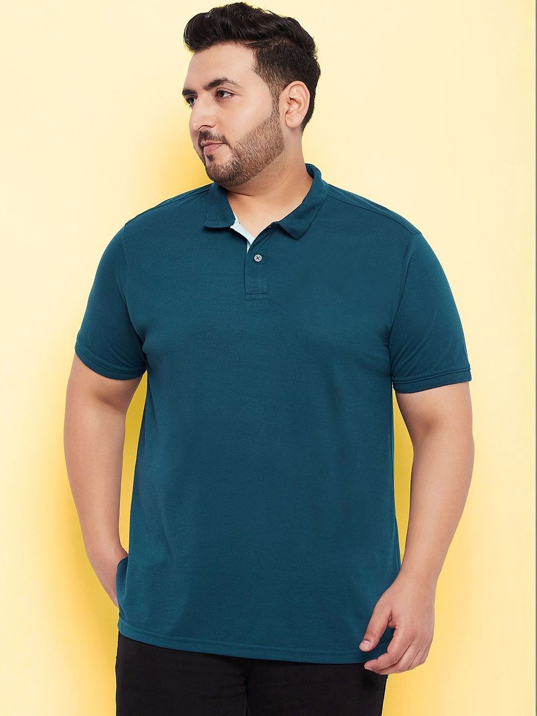 XFOX Men Polo Collar T-shirt