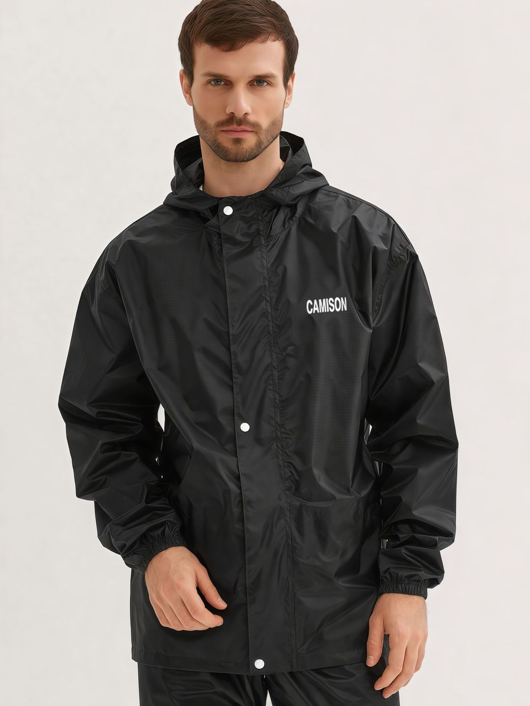 CAMISON Hooded Rain Jacket