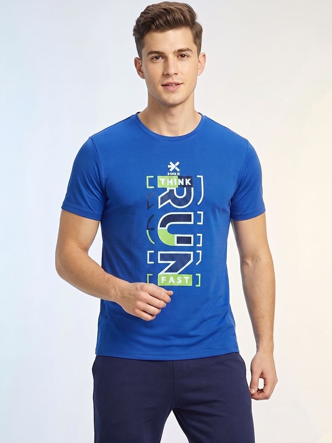 HRX by Hrithik Roshan Men Typography Printed T-shirt