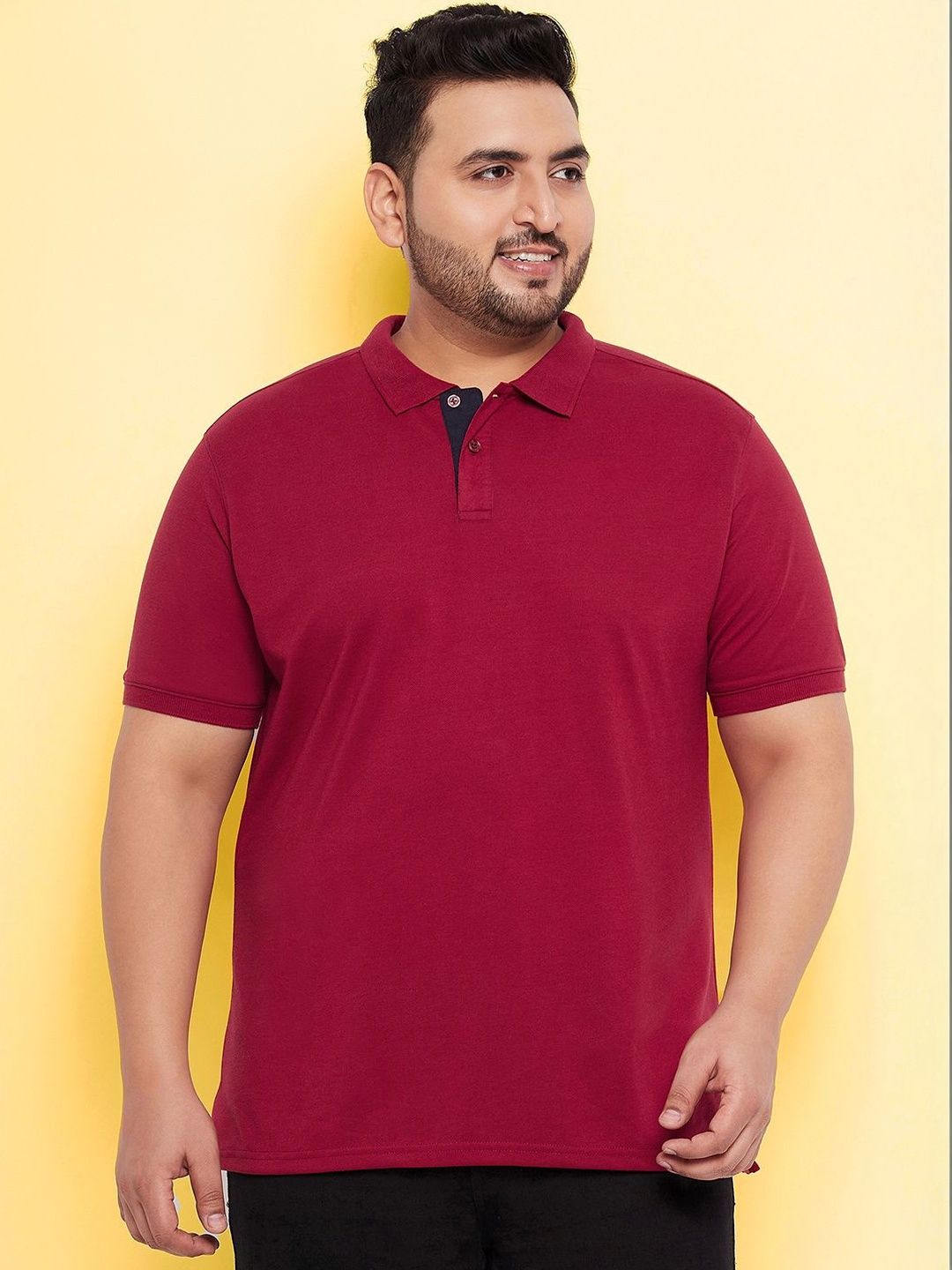 XFOX Men Polo Collar Pockets T-shirt