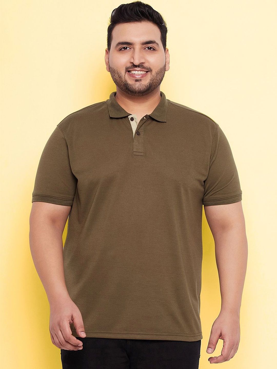 XFOX Men Polo Collar Pockets T-shirt