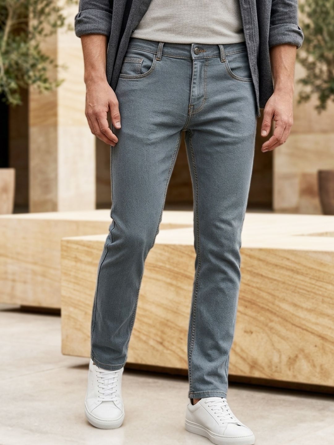 Urbano Fashion Men Mid-Rise Slim Fit Stretchable Jeans