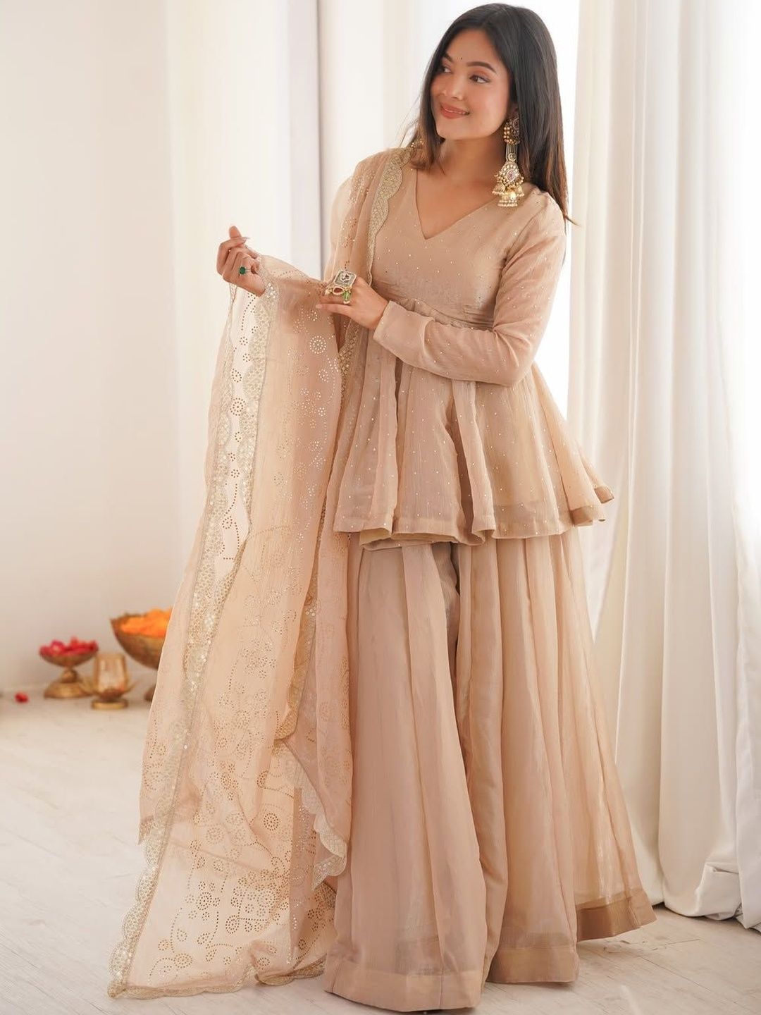 Buy Beautiful Sharara for Women - Trendy Styles for Weddings