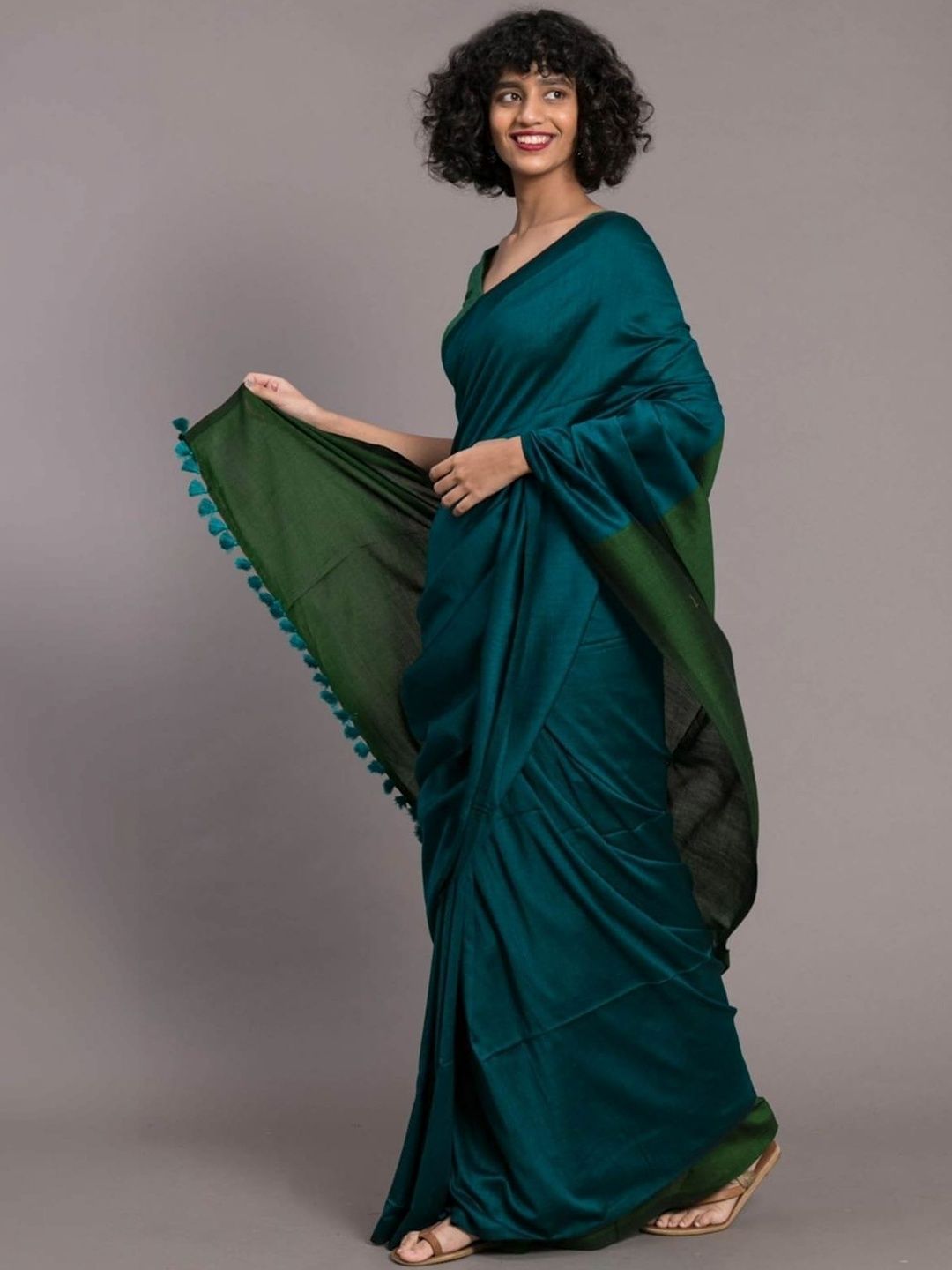 all about you Pure Cotton Handloom Khadi Saree