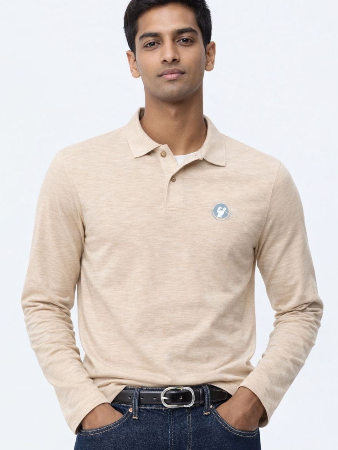 ARMISTO Men DRIFIT Solid Polo Collar T-Shirt