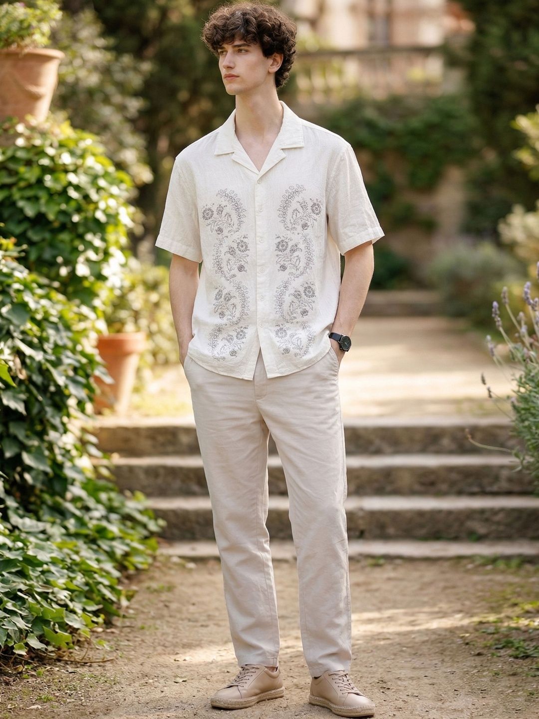 Mast & Harbour Mast & Harbour Men Relaxed Floral Printed Casual Shirt