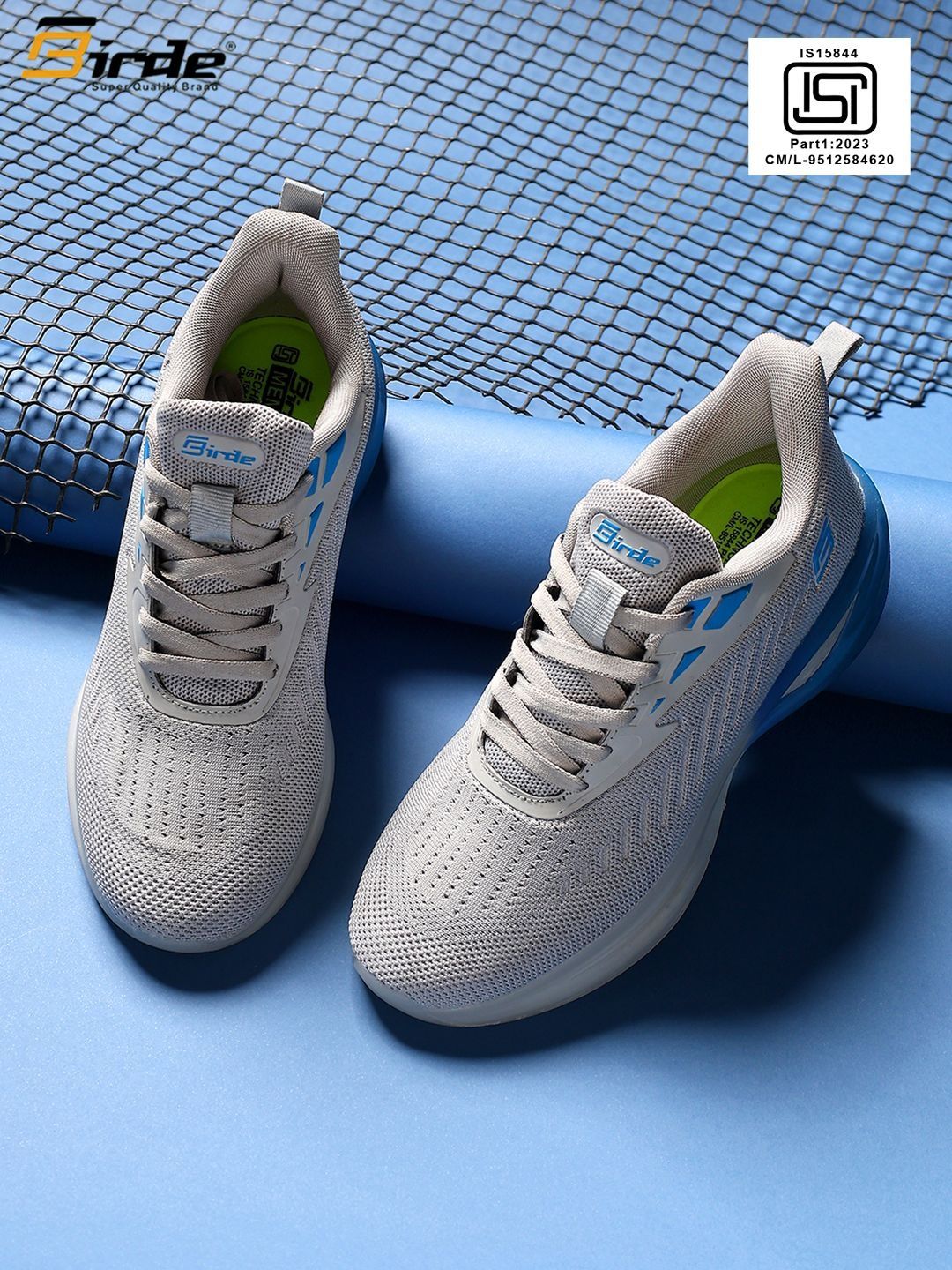BIRDE Men Mesh Running Non-Marking Shoes