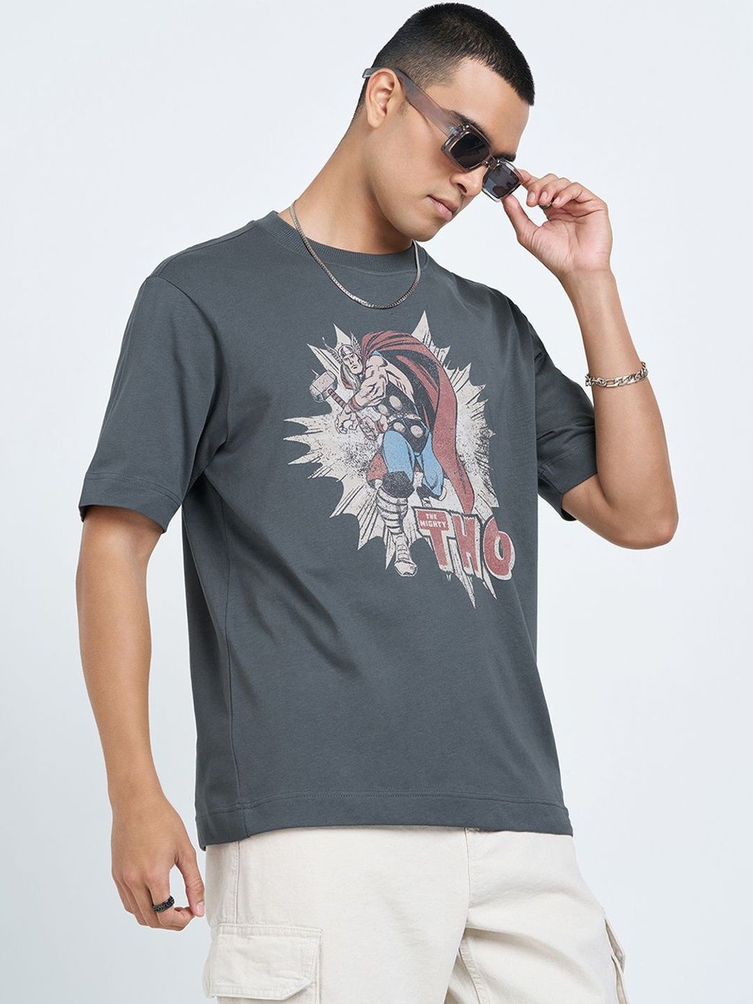 SF JEANS by Pantaloons Men Avengers Printed T-shirt