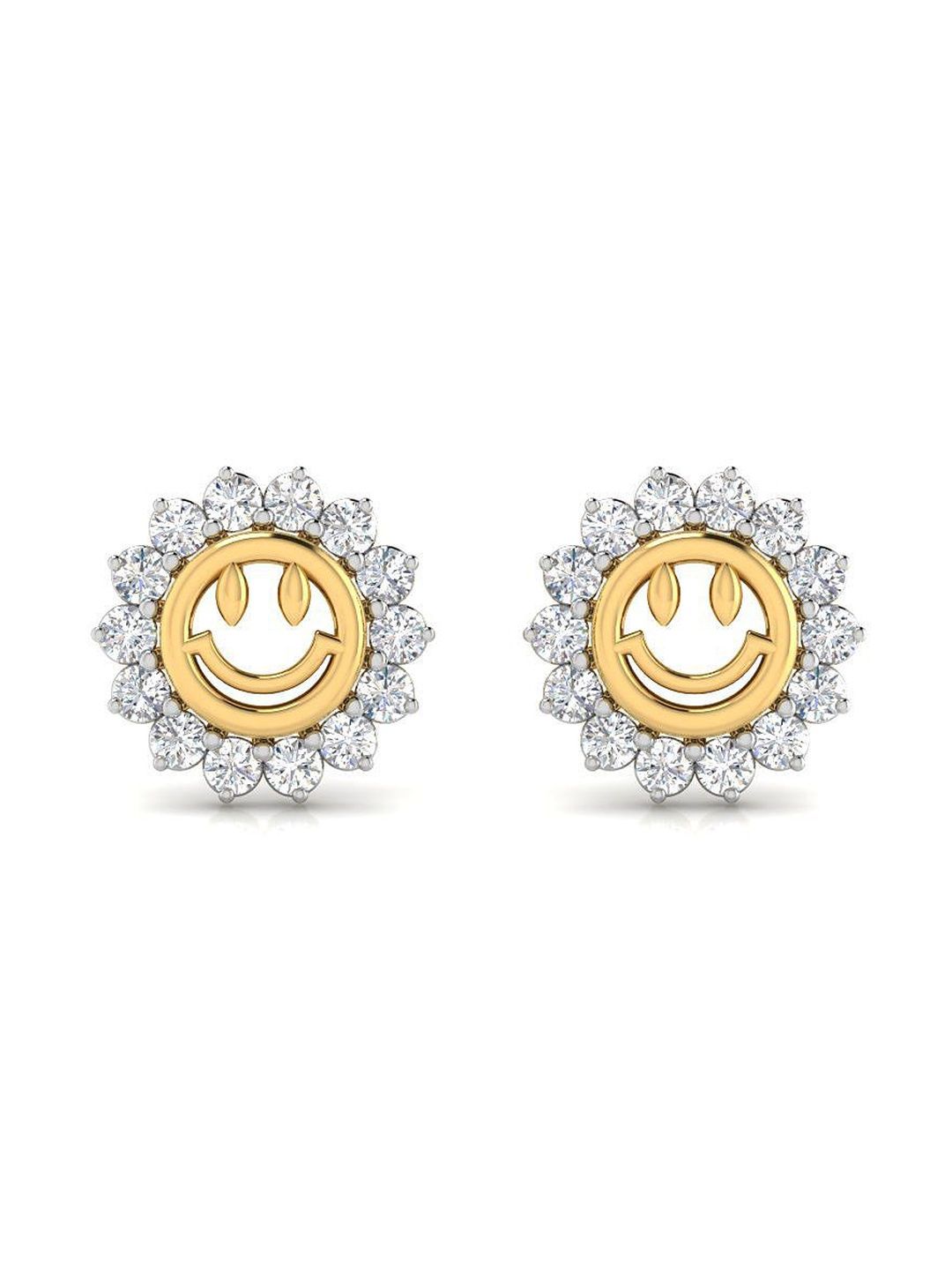 Solitario 925 Sterling Silver Lab Grown Diamond With 0.41 CT Earring Diamond - 2.06 g