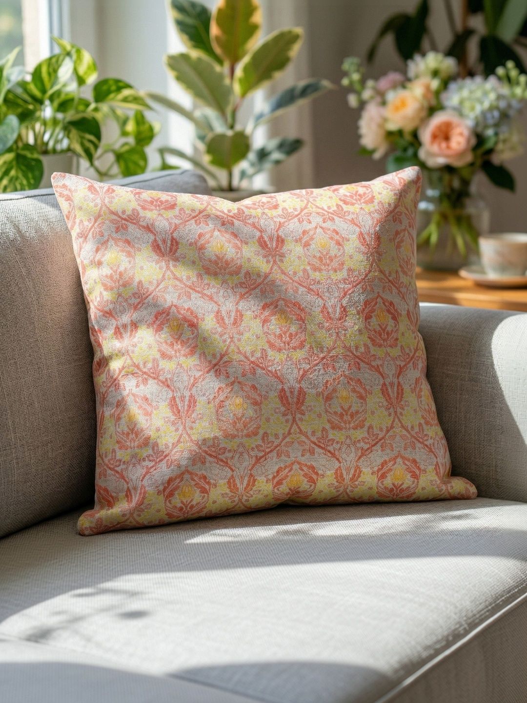 ABSTRACT INDIA ABSTRACT INDIA Multicoloured Square Cushion Covers