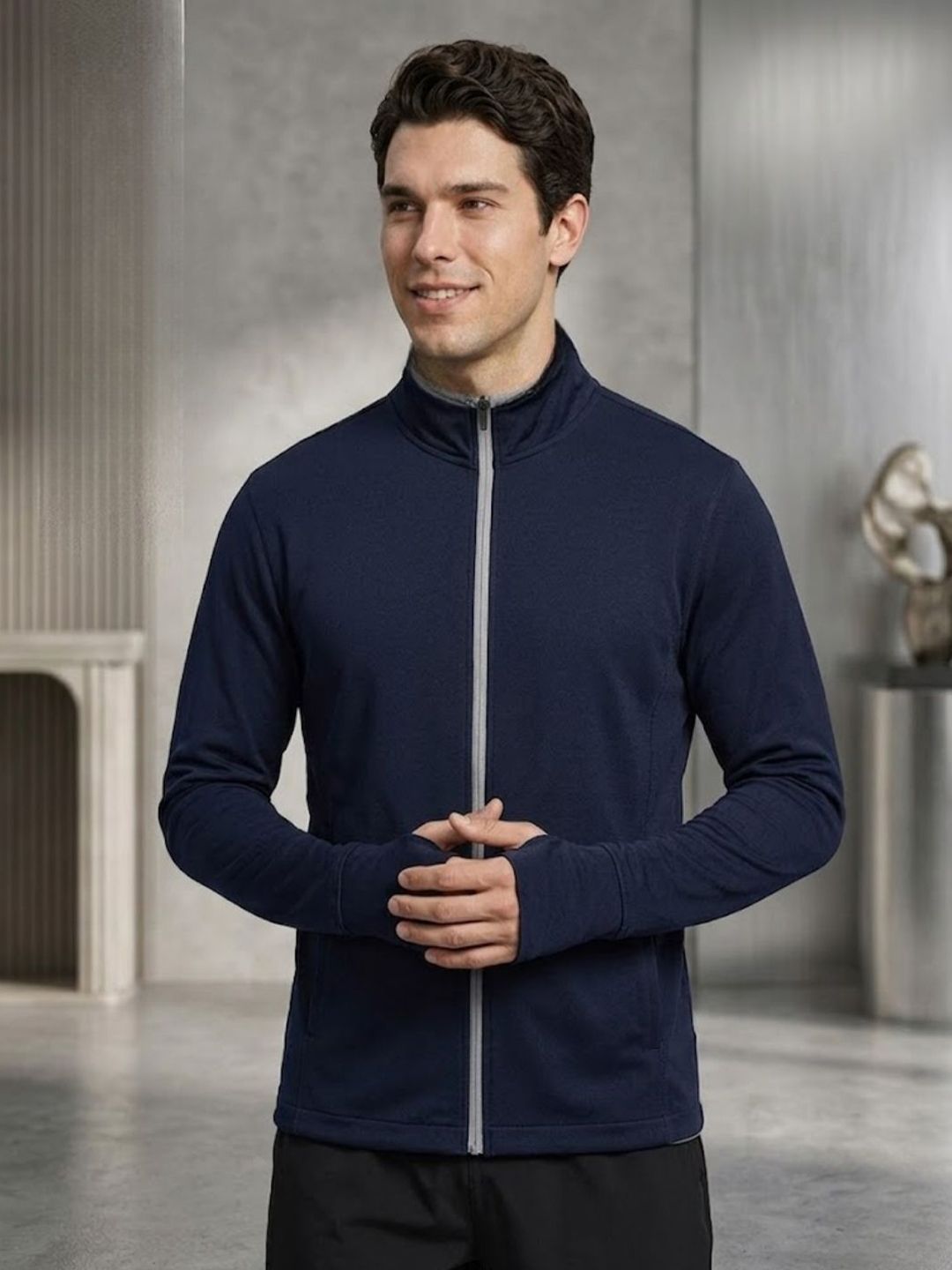 CARABA Men Lightweight Outdoor Sporty Jacket