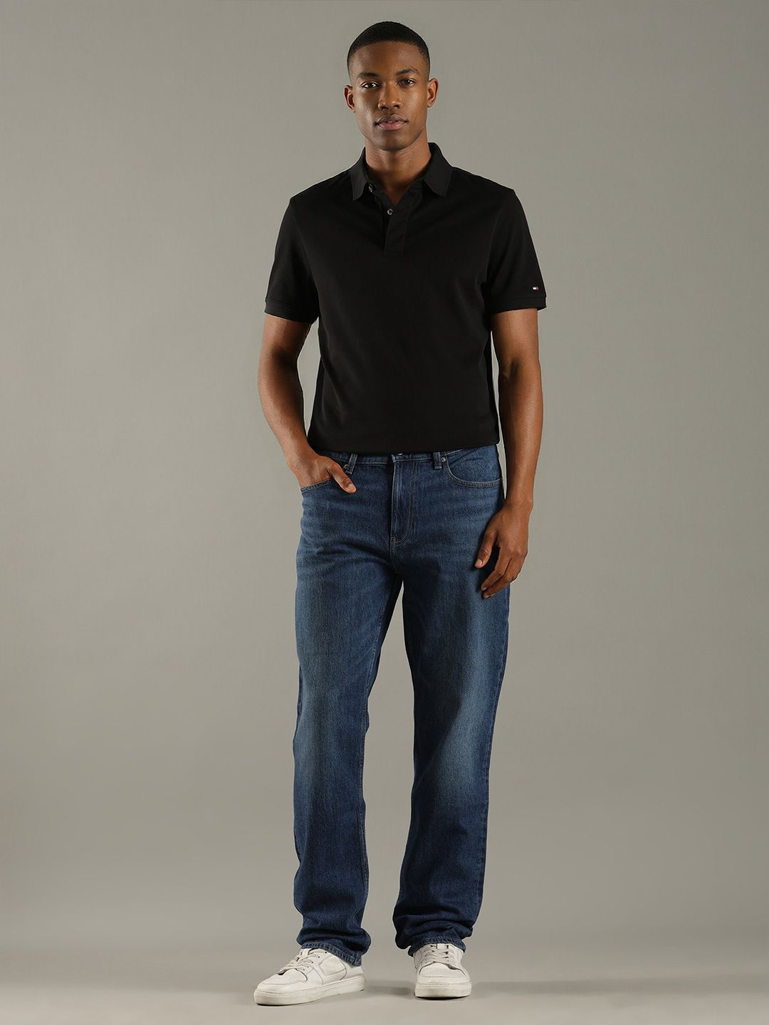 Slim Fit Mid-Rise Light Fade Jeans
