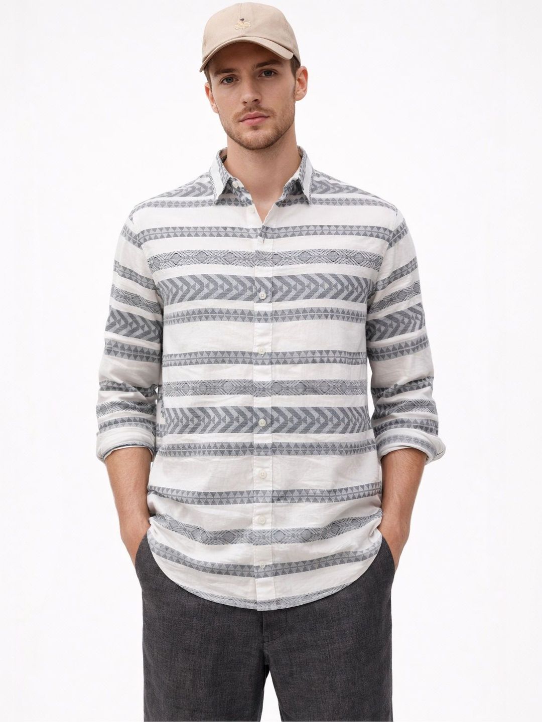 XKIND Men Standard Casual Shirt