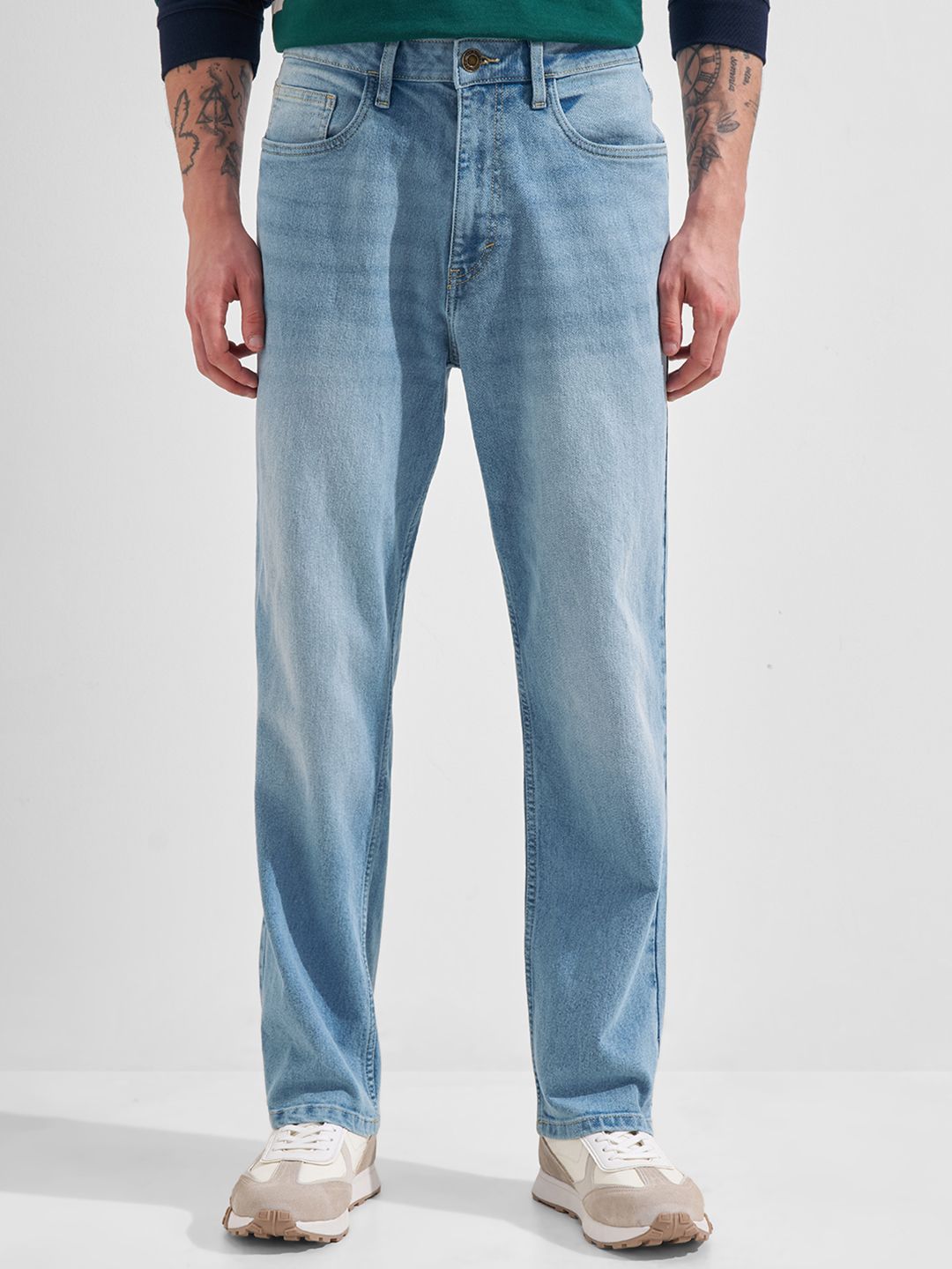 HIGHLANDER Men Relaxed Fit Light & Ice Jeans
