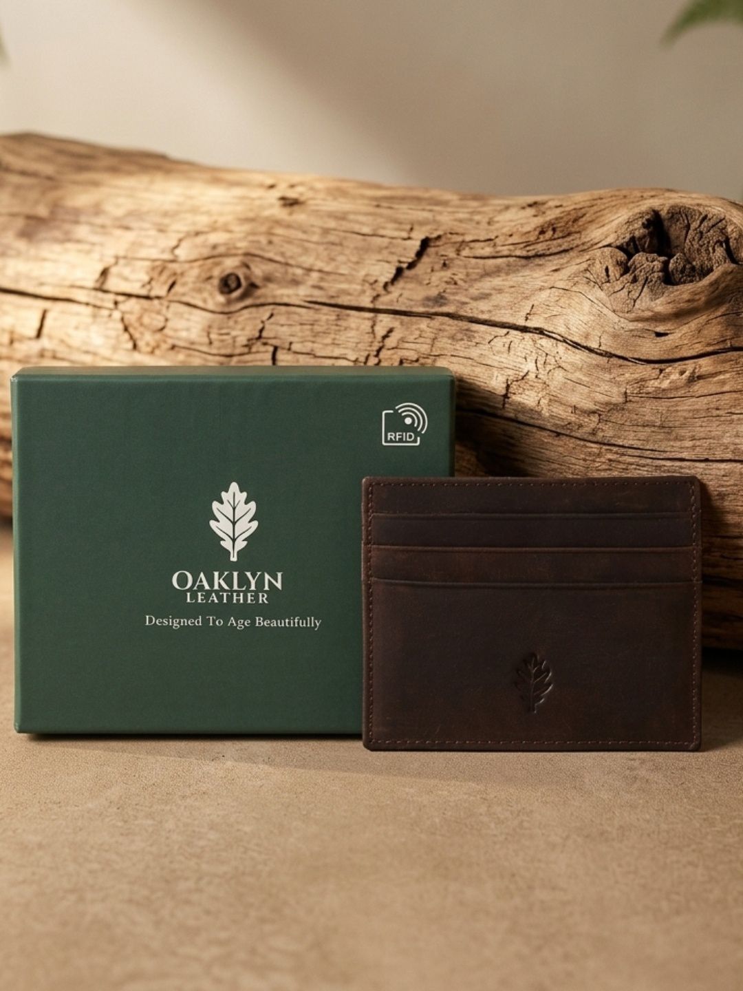 OAKLYN Men Leather Wallets