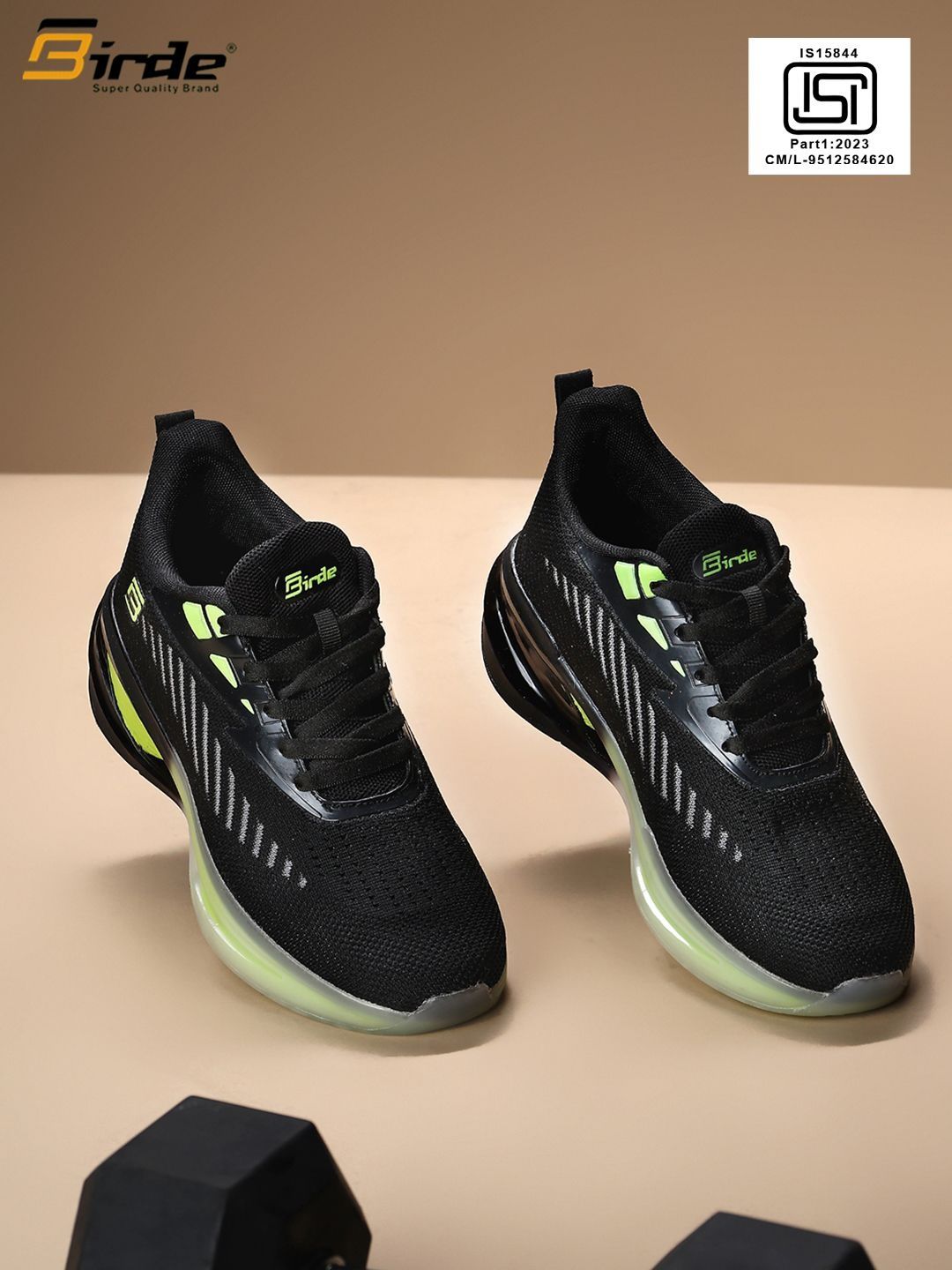 BIRDE Men Mesh Running Non-Marking Shoes