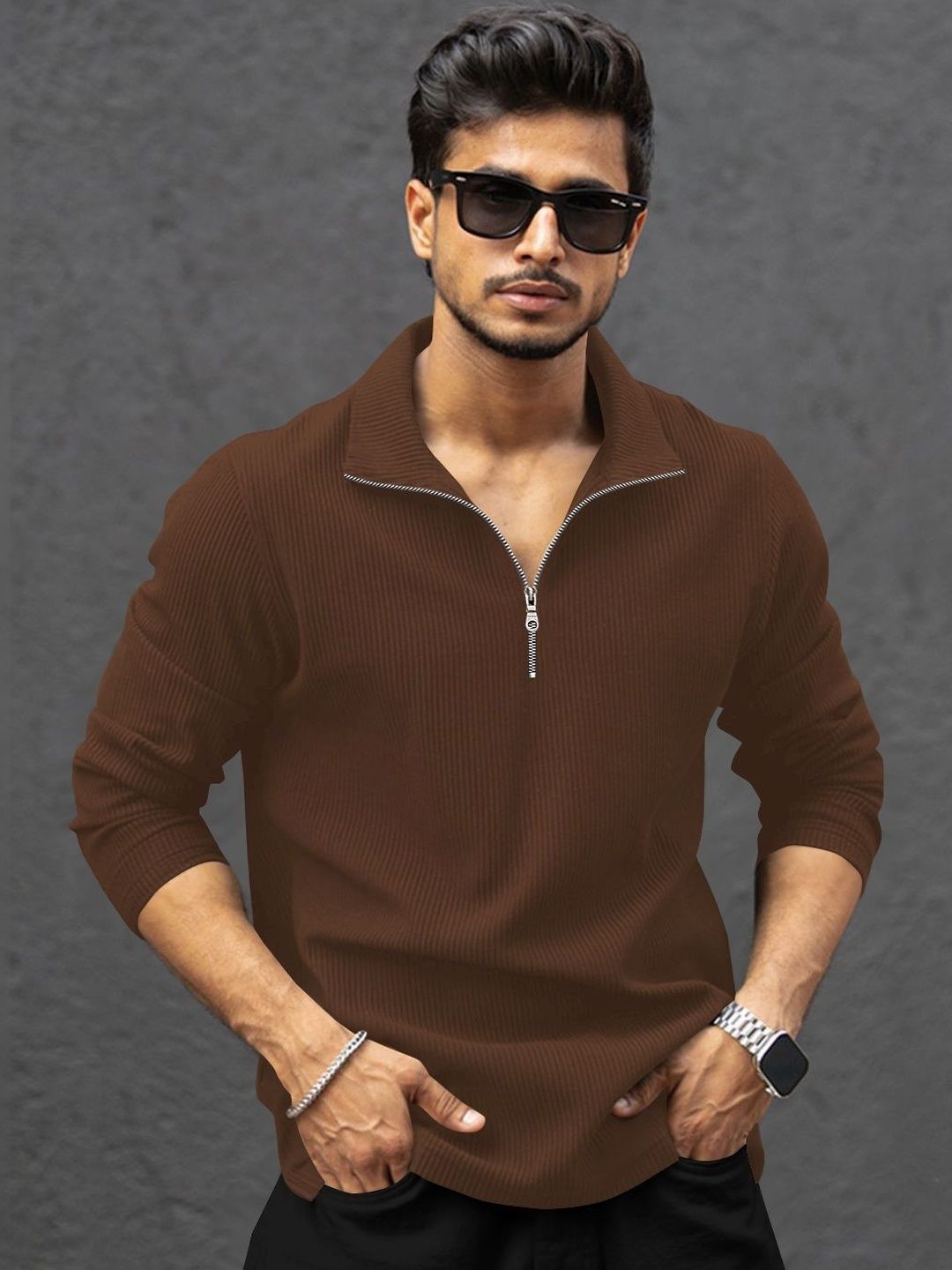 SZN Men Polo Collar T-shirt