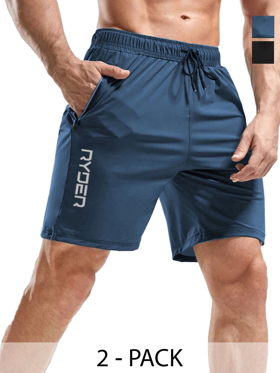 3Colors Men Low-Rise Running Sports Shorts