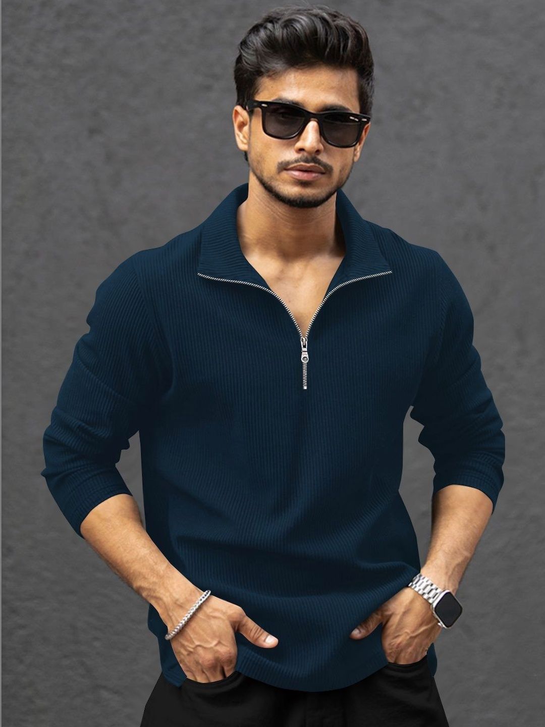 SZN Men Polo Collar T-shirt