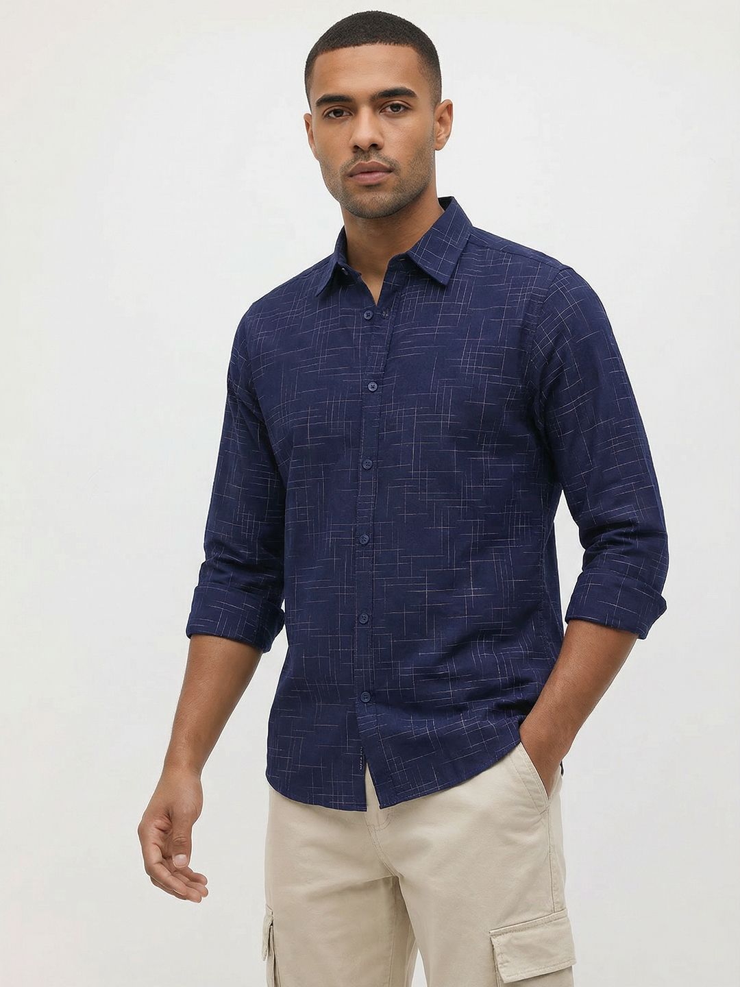 Roadster The Roadster Life Co. Smart Printed Casual Shirt