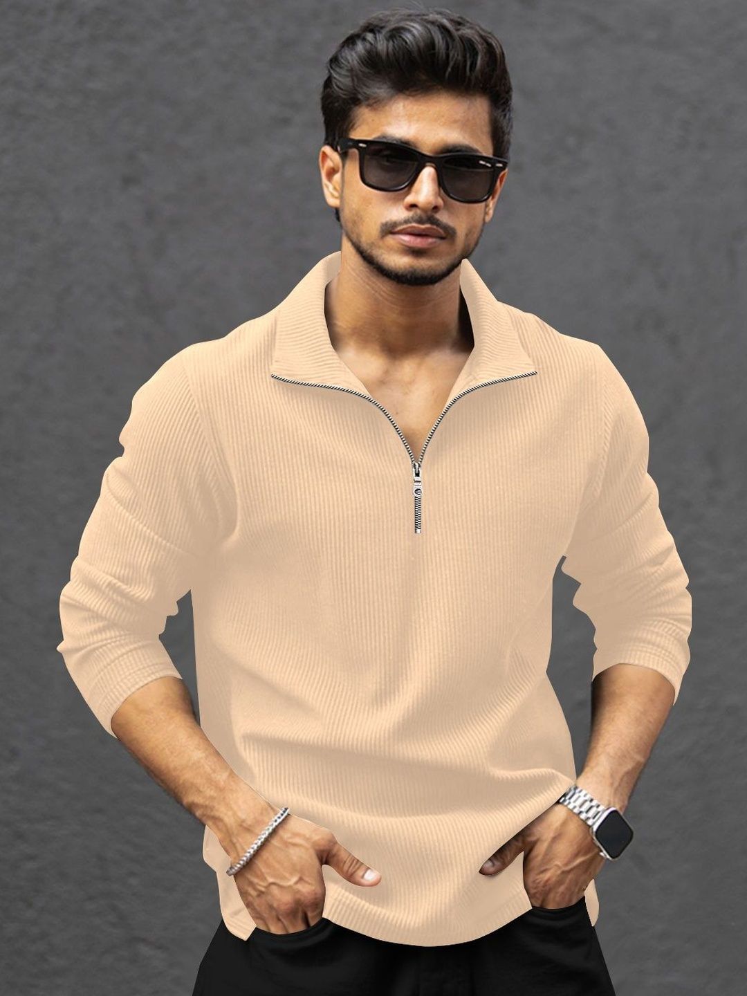SZN Men Polo Collar T-shirt