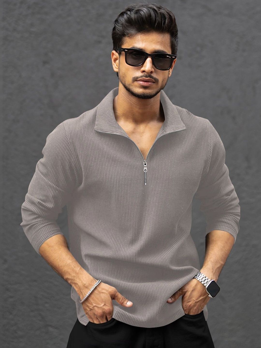 SZN Men Polo Collar T-shirt