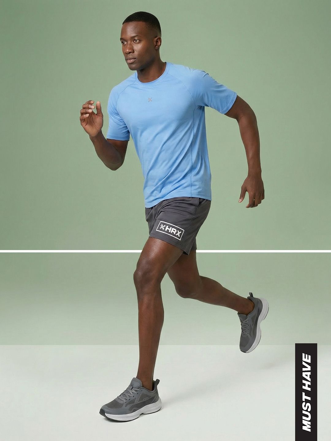 HRX by Hrithik Roshan Slim Fit Rapid-Dry Running T-shirt