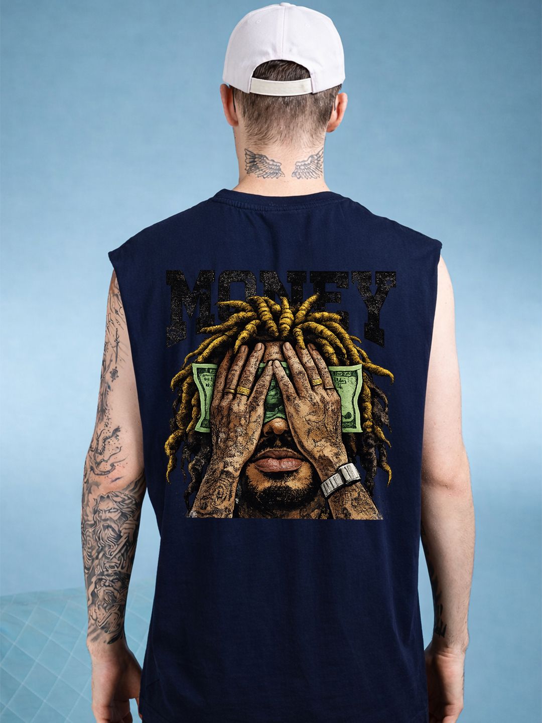 CARRO ARMATO Printed Cotton Tank