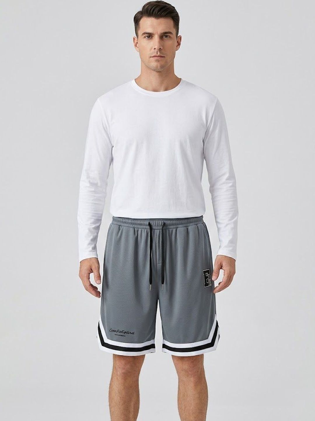 ANDREW HILL ANDREW HILL Men Colourblocked Sports Shorts Technology