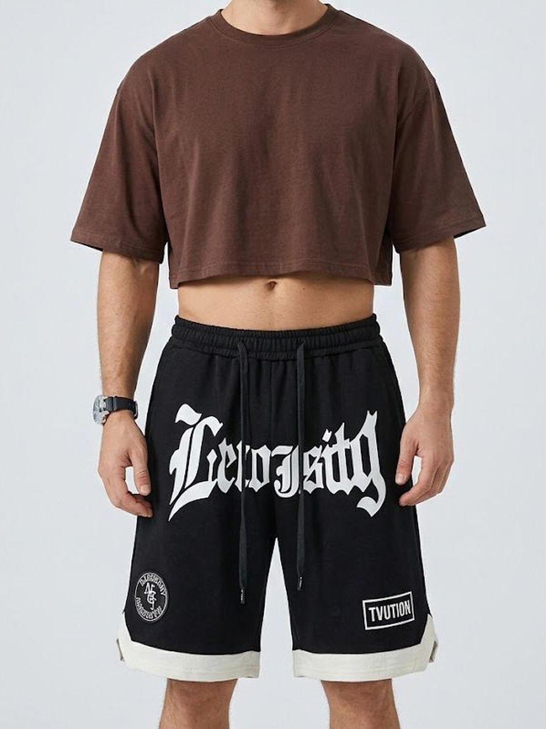 StyleCast x Revolte StyleCast x Revolte Men Printed Shorts
