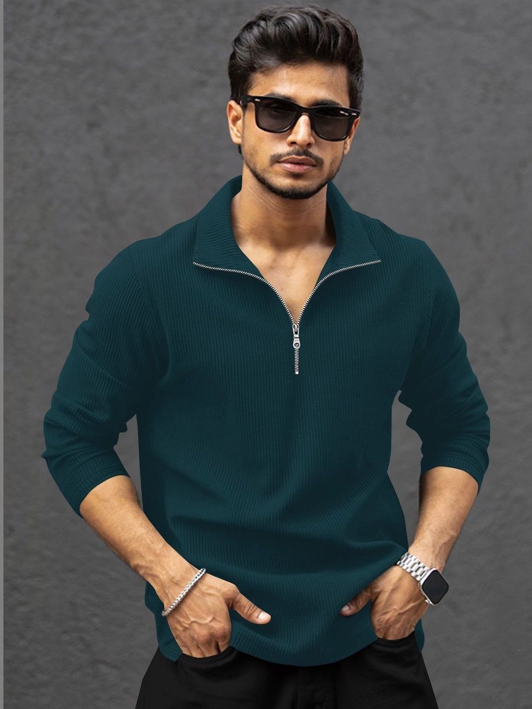 SZN Men Polo Collar T-shirt
