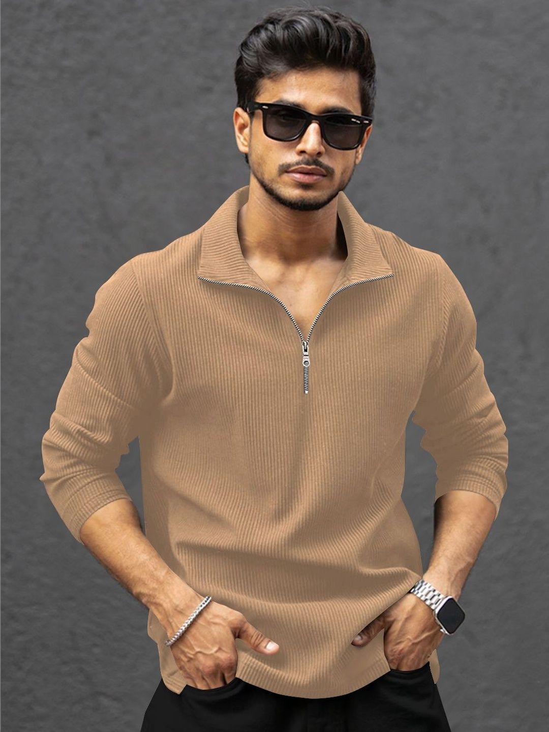 SZN Men Polo Collar T-shirt