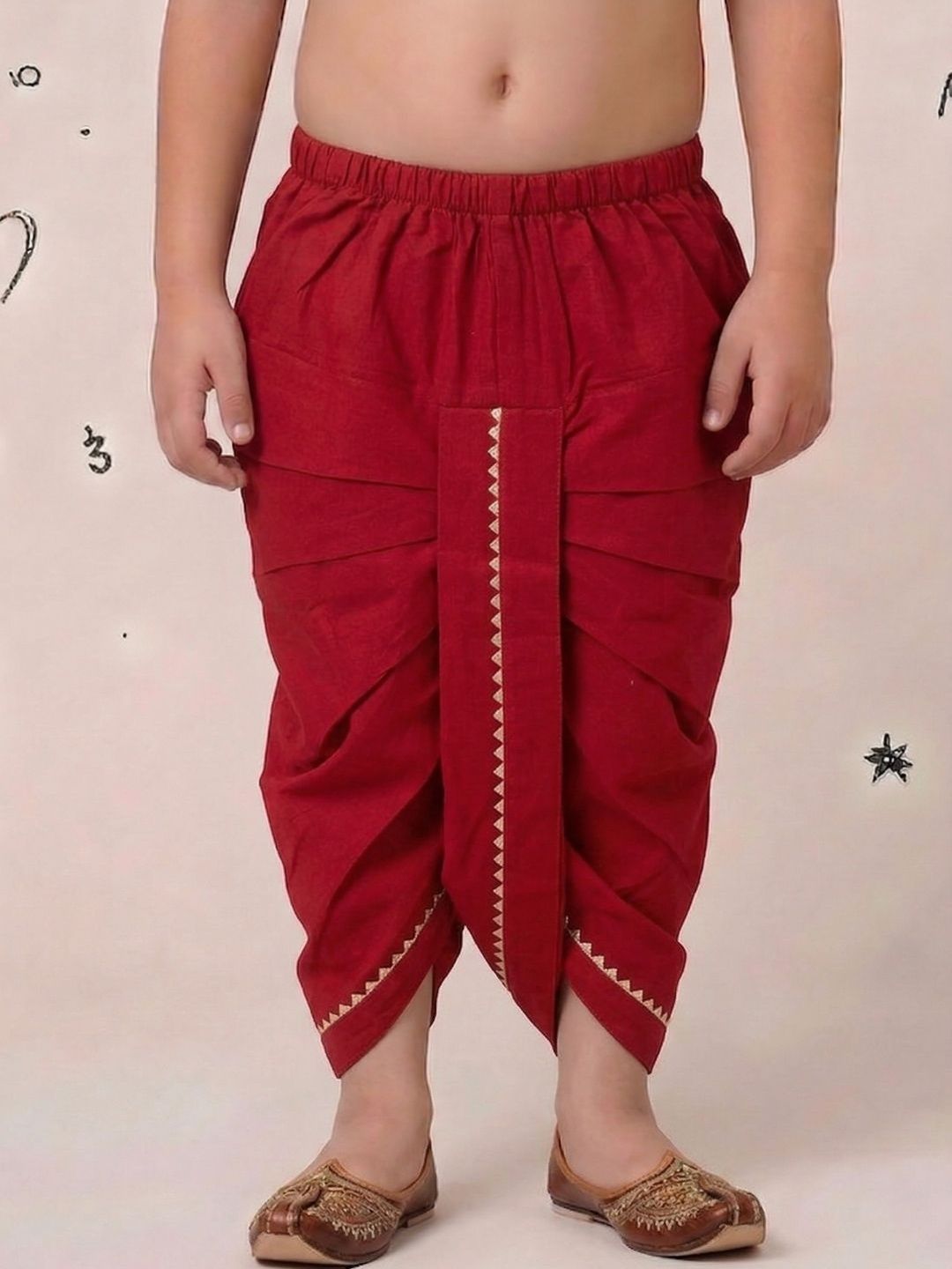 Aj DEZInES Boys Cotton Blend Dhoti Dhotis