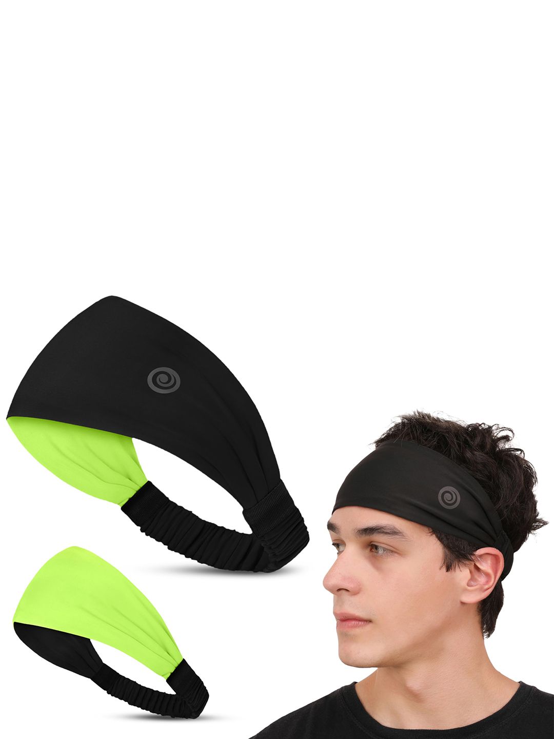 Athmonk Unisex Lycra Multipurpose Reversible Headband