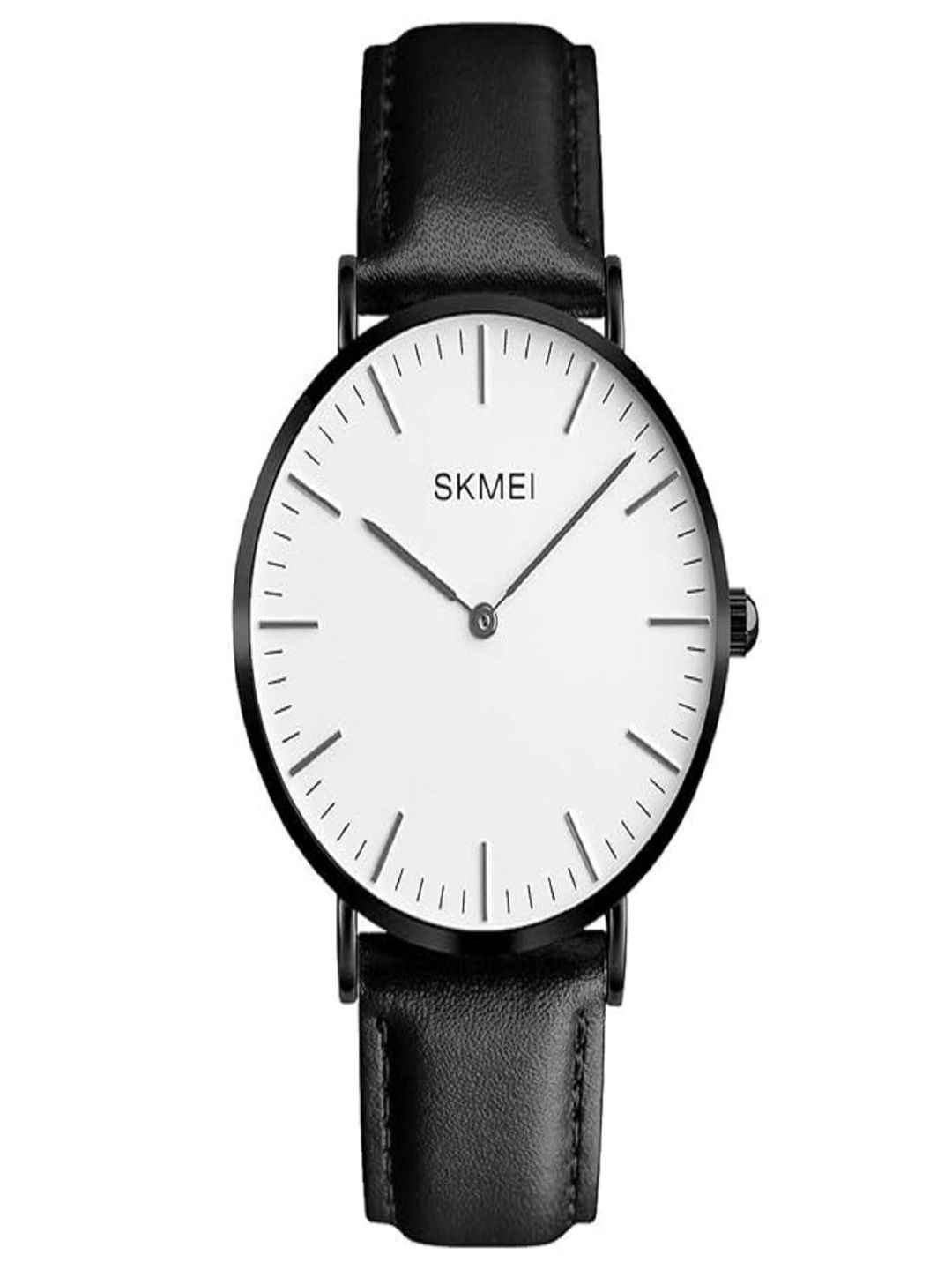 Skmei Skmei Unisex Dial & Leather Straps Analogue Watch 1181SBKBK