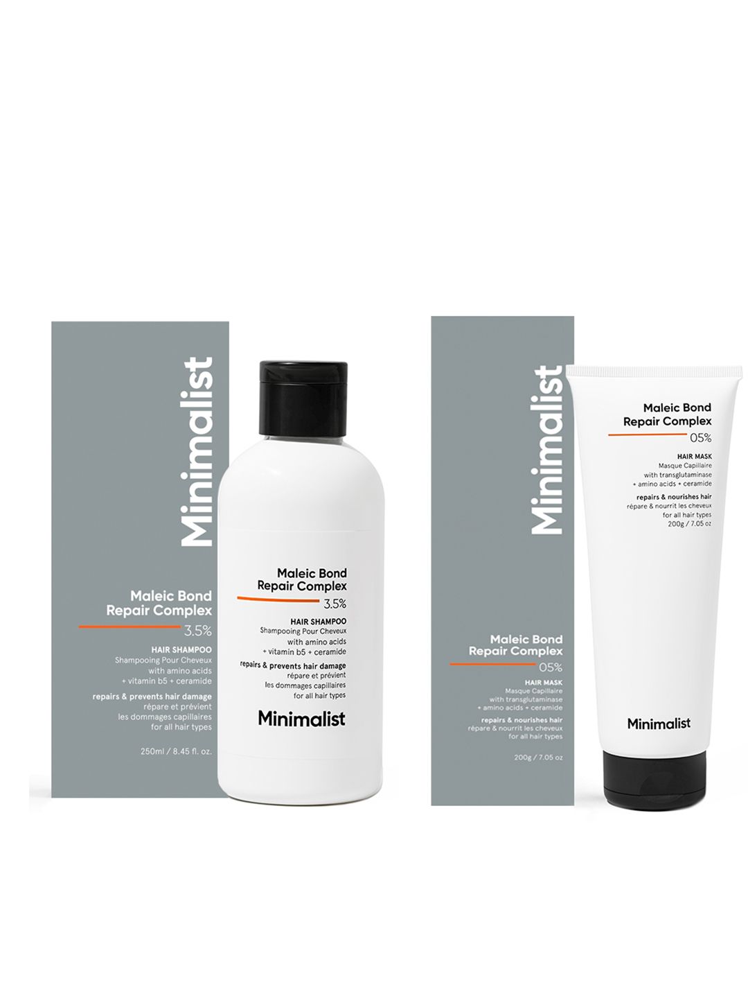 Minimalist Minimalist Bond Repair Complex Duo with Hair Mask 200g & Shampoo 250ml