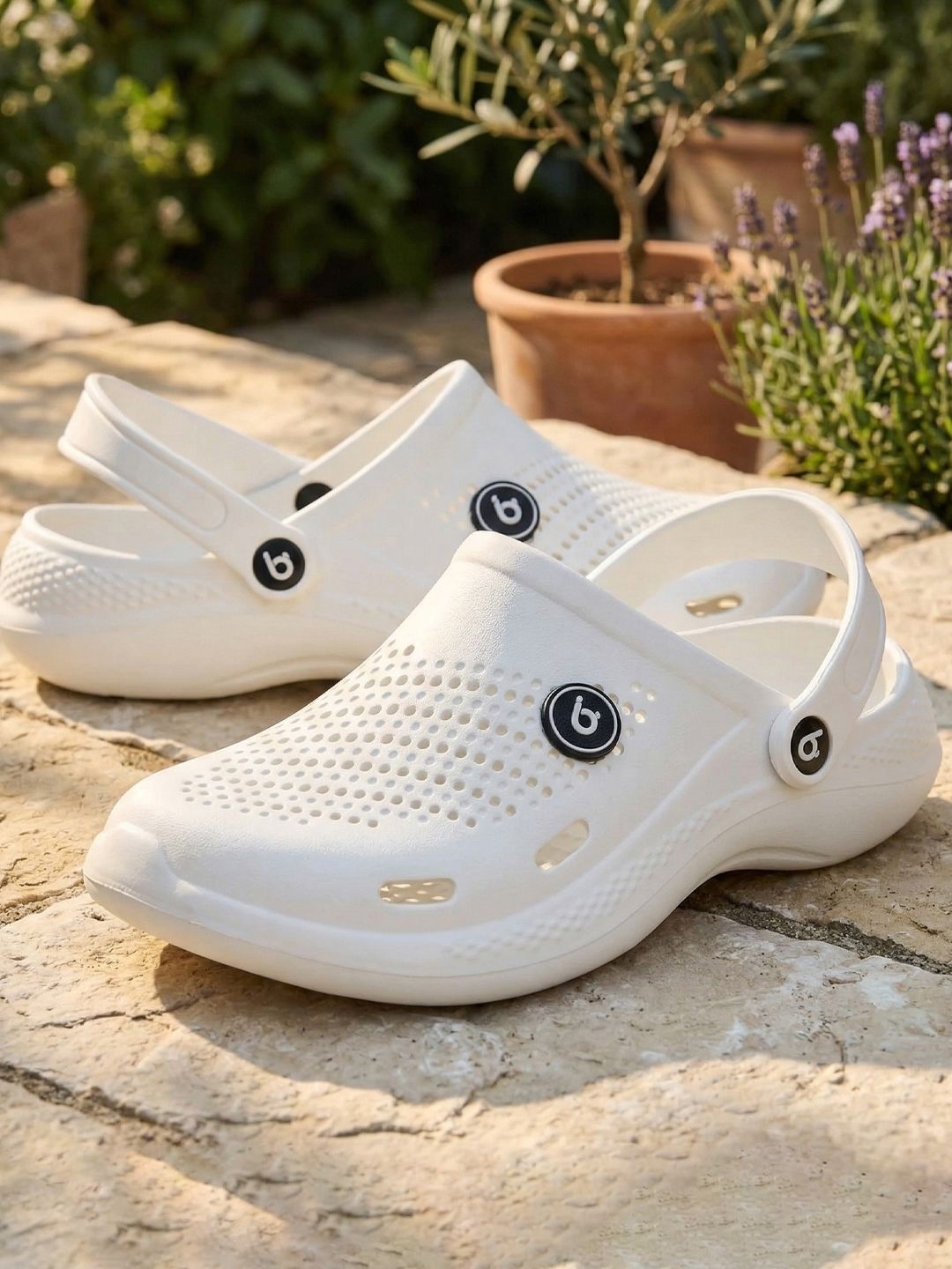 Koburg Boat Men Lightweight Adjustable Backstrap Anti Skid Slip-on Clogs Sandals
