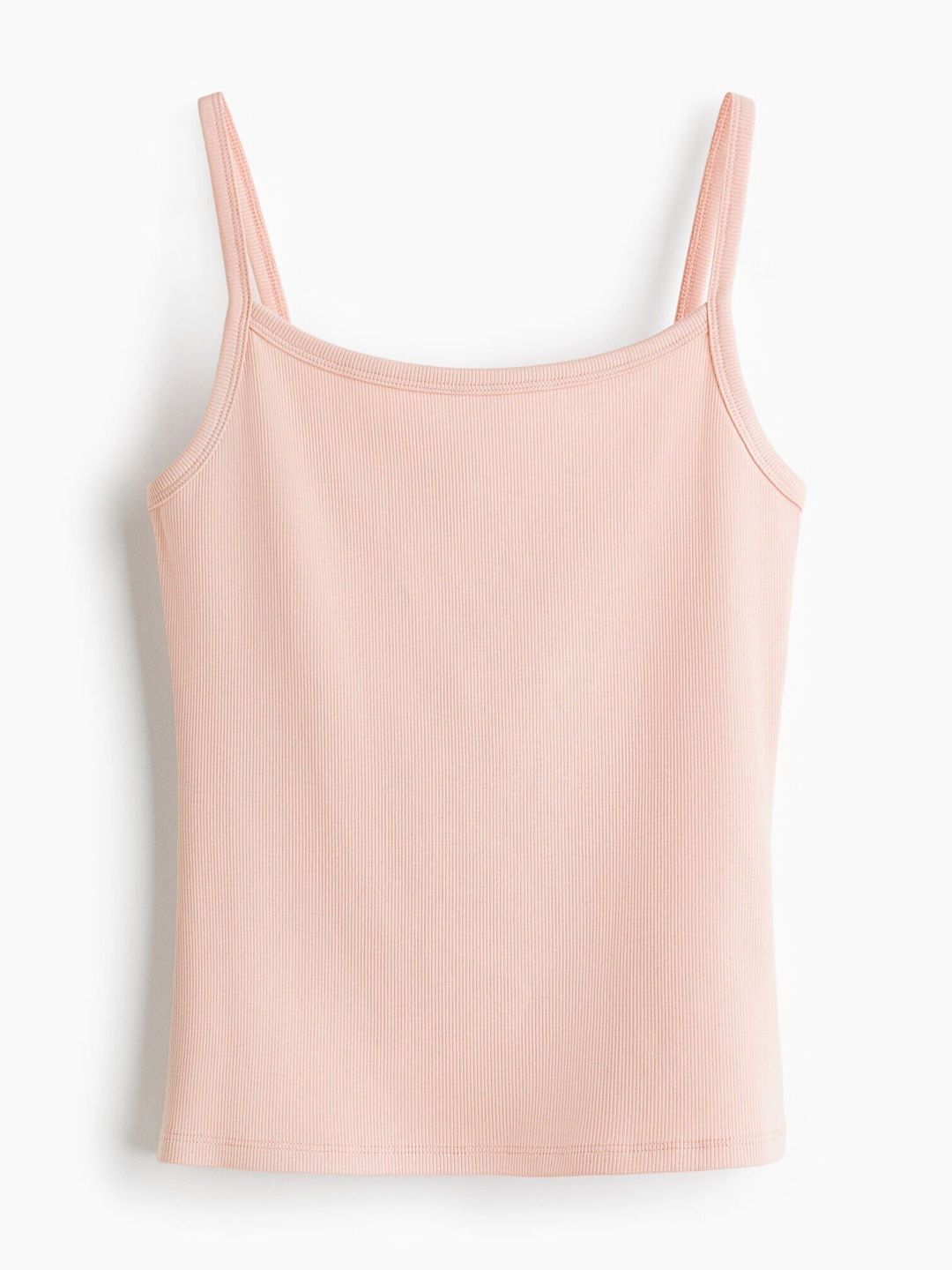 H&M H&M Ribbed Cotton Strappy Top