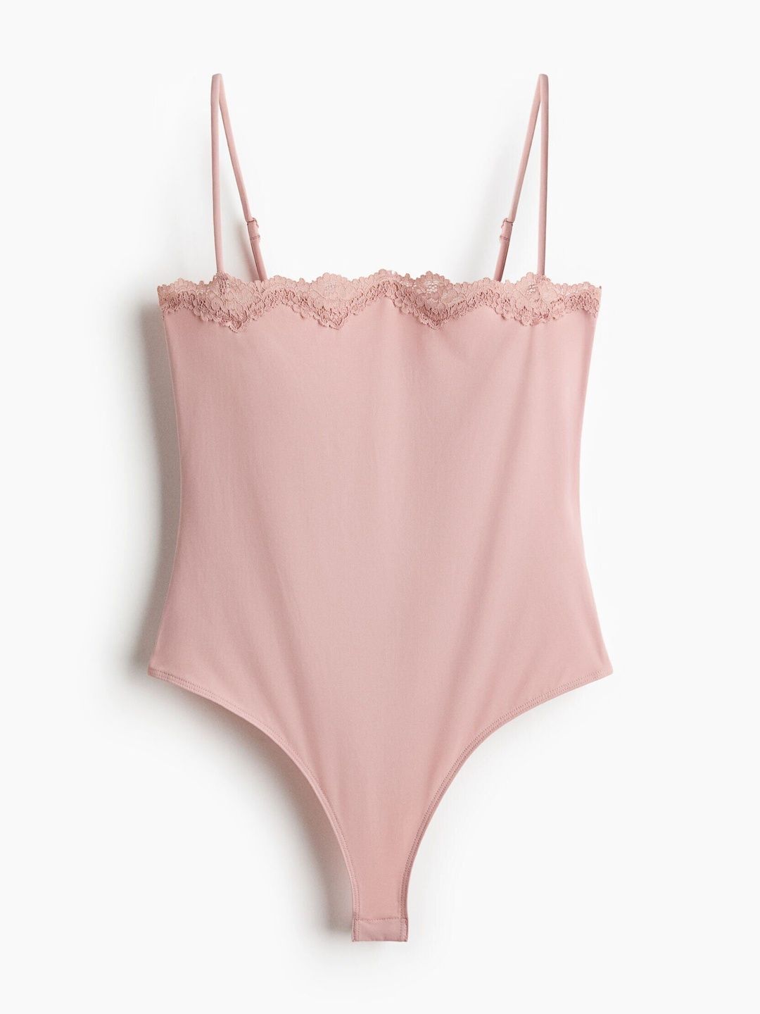 H&M Lace-trimmed Strappy Body
