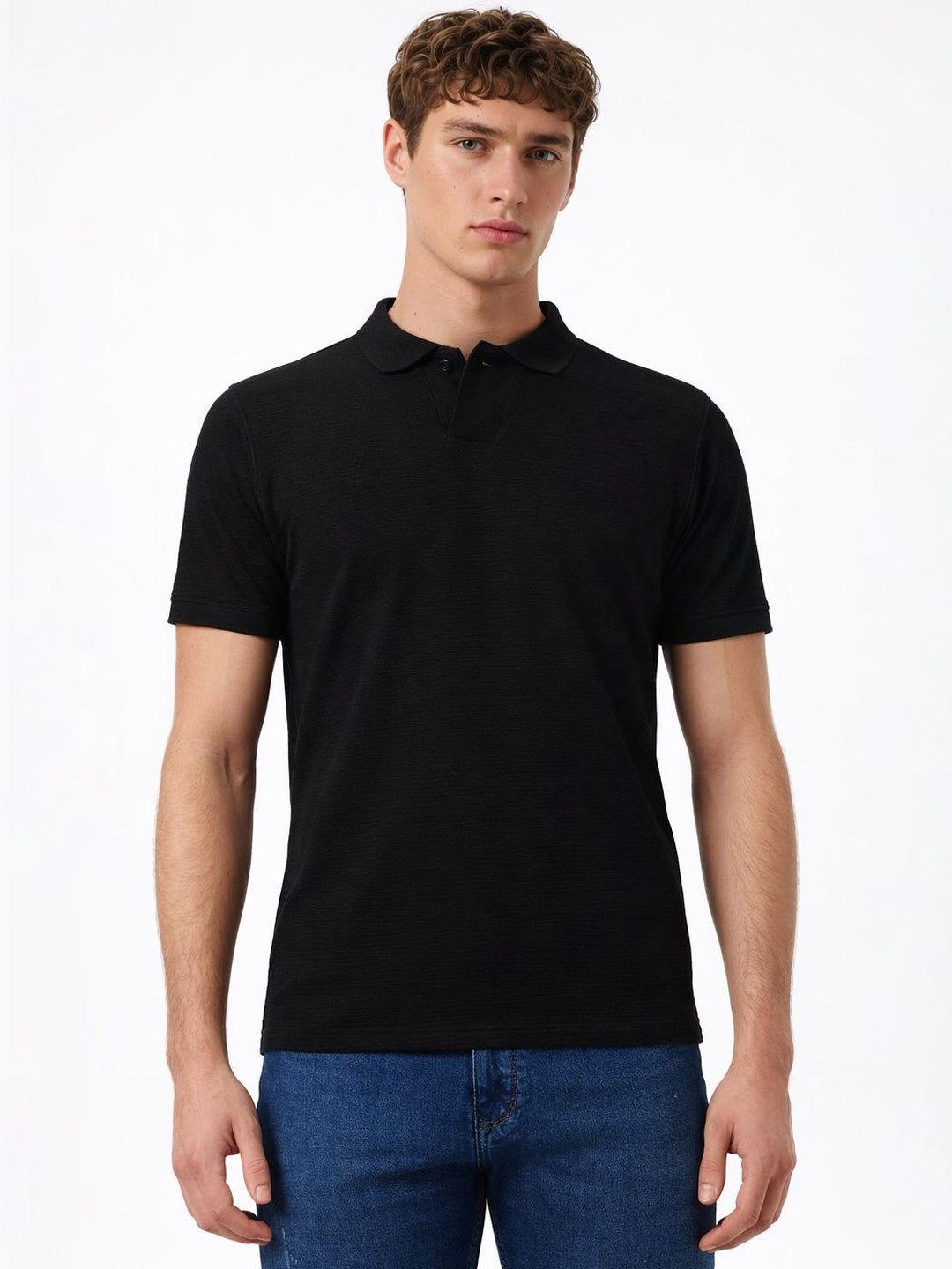 Status Quo Men Polo Collar T-shirt