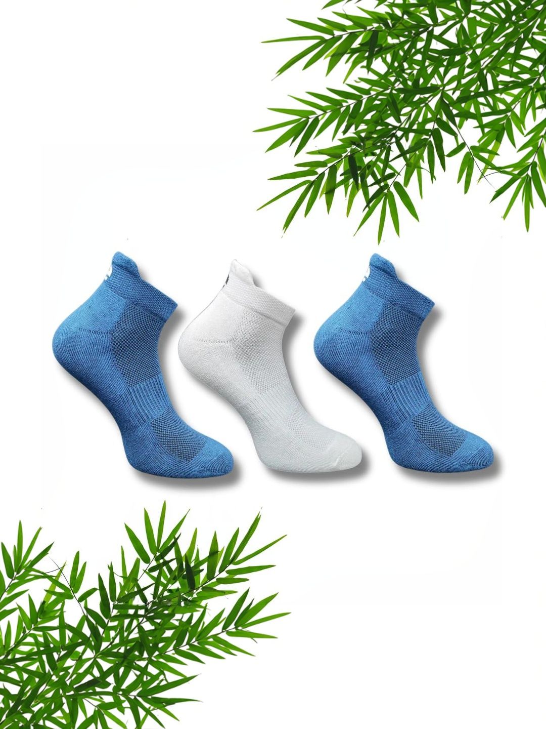 ECO SYNC Men Pack of 6 Patterned Above Ankle Socks