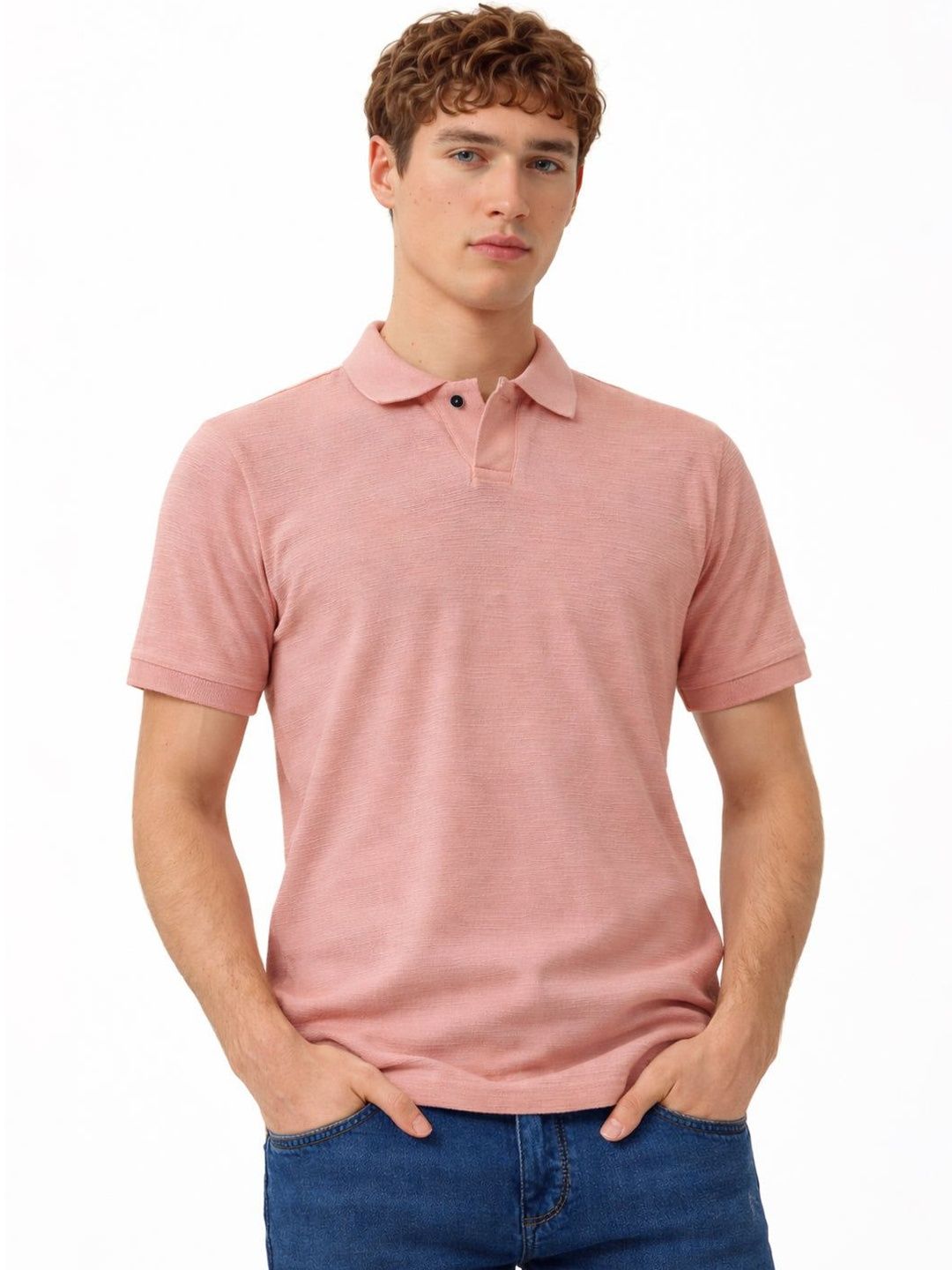 Status Quo Men Polo Collar T-shirt