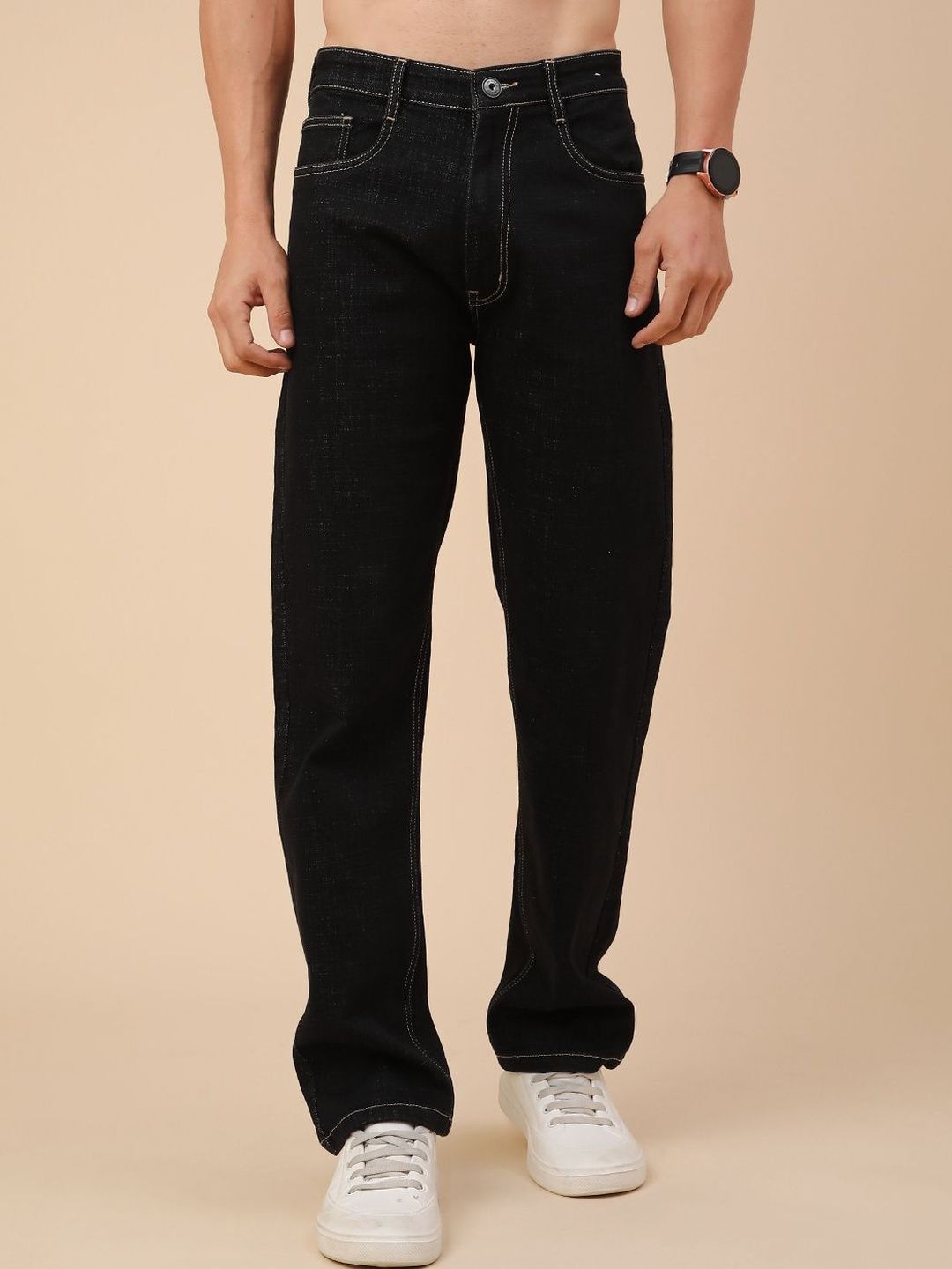 LIMEROAD Men Straight Fit Mid-Rise Jeans