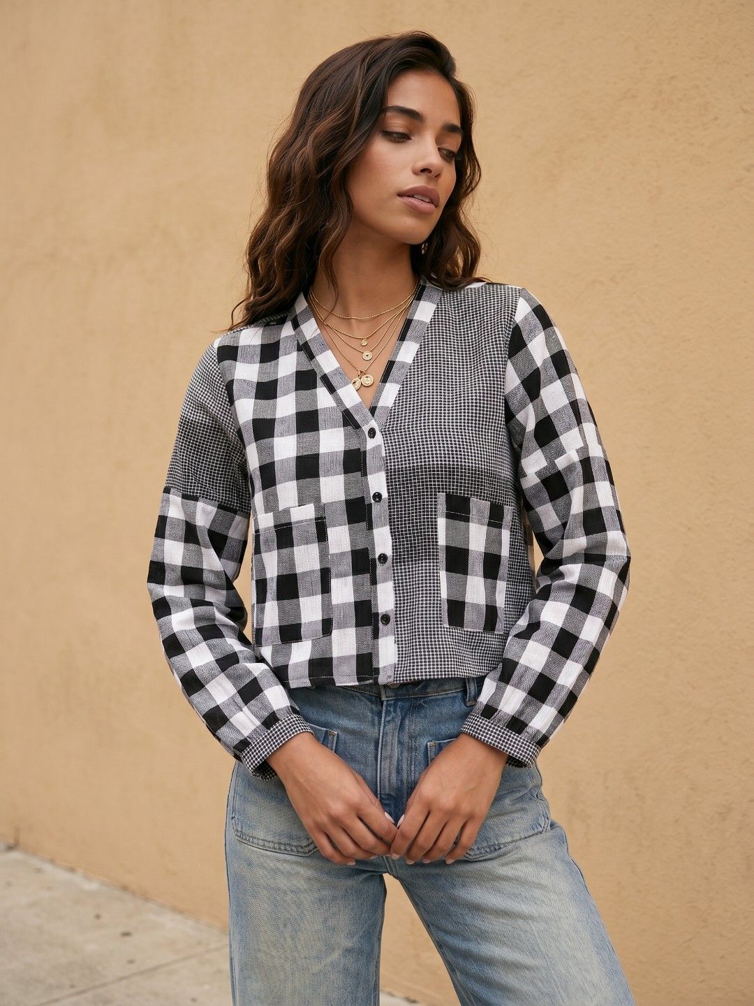 Checked Tops - Buy Checked Tops online in India
